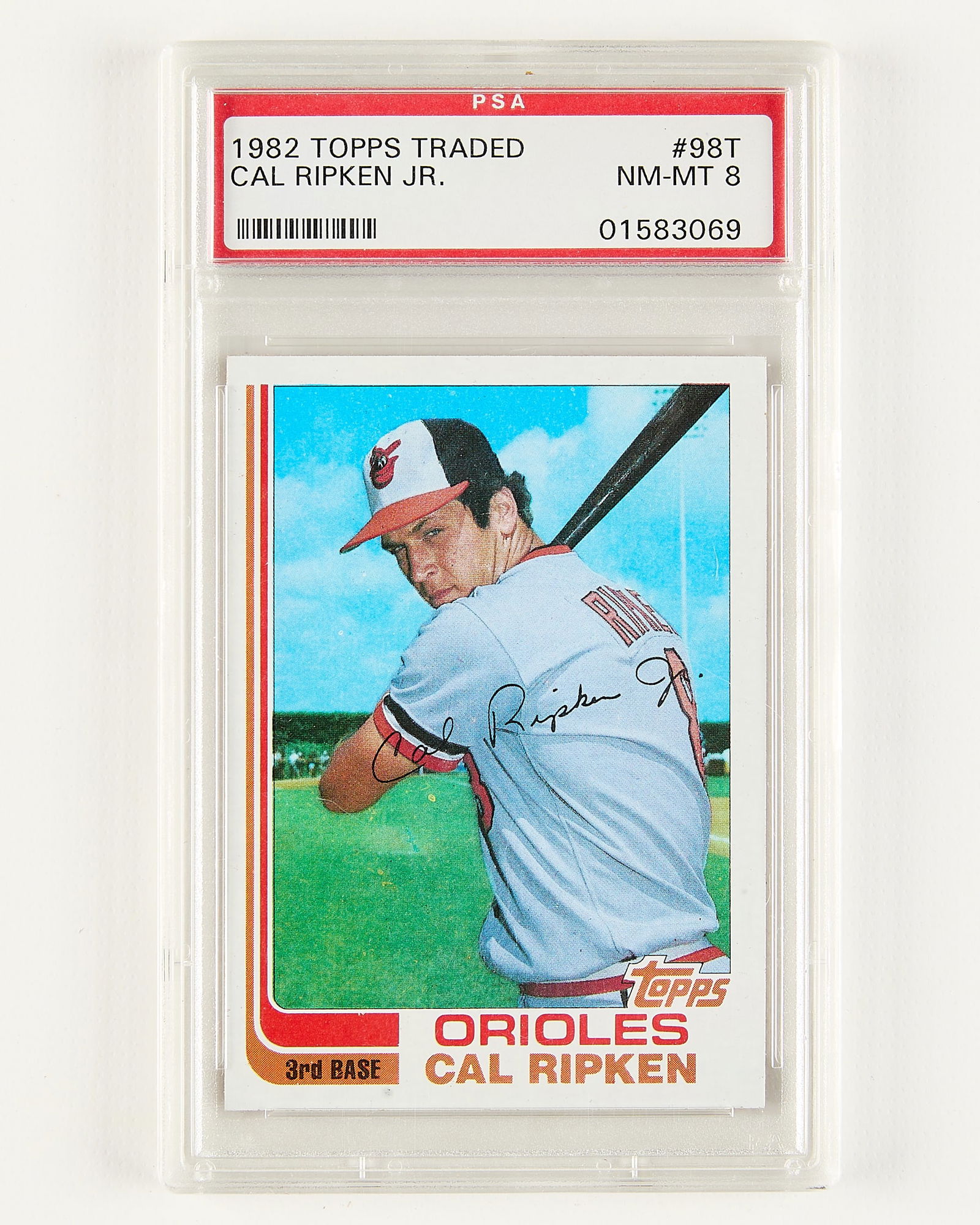 1982 Topps Traded #98T Cal Ripken Jr. PSA 8 (1 of 2)