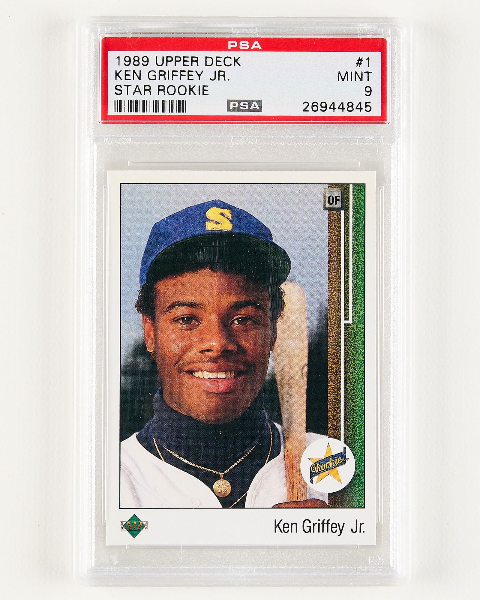 1989 Upper Deck #1 Ken Griffey Jr. Rookie PSA 9 (1 of 2)