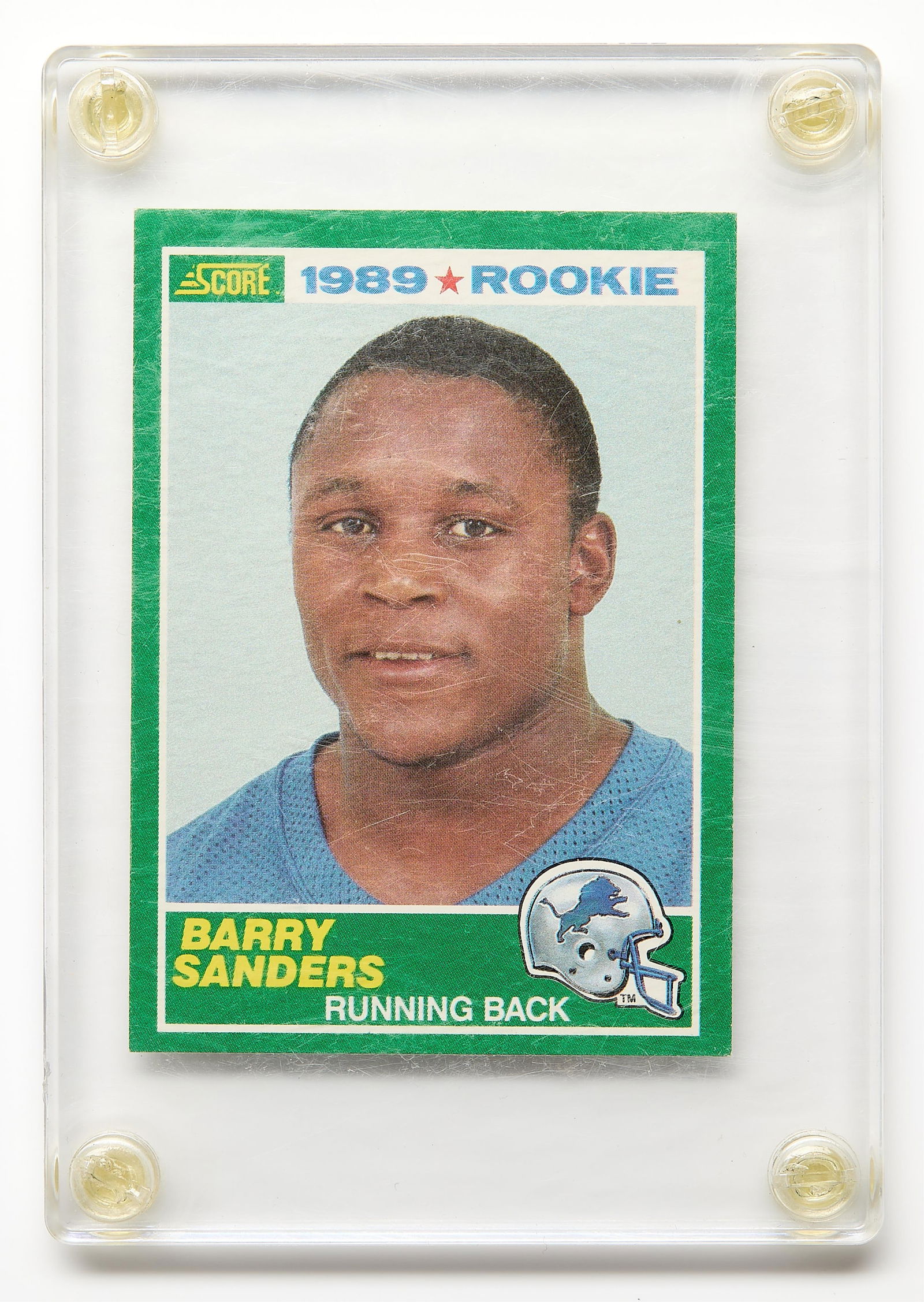 1989 Barry Sanders Score Rookie Card (1 of 2)