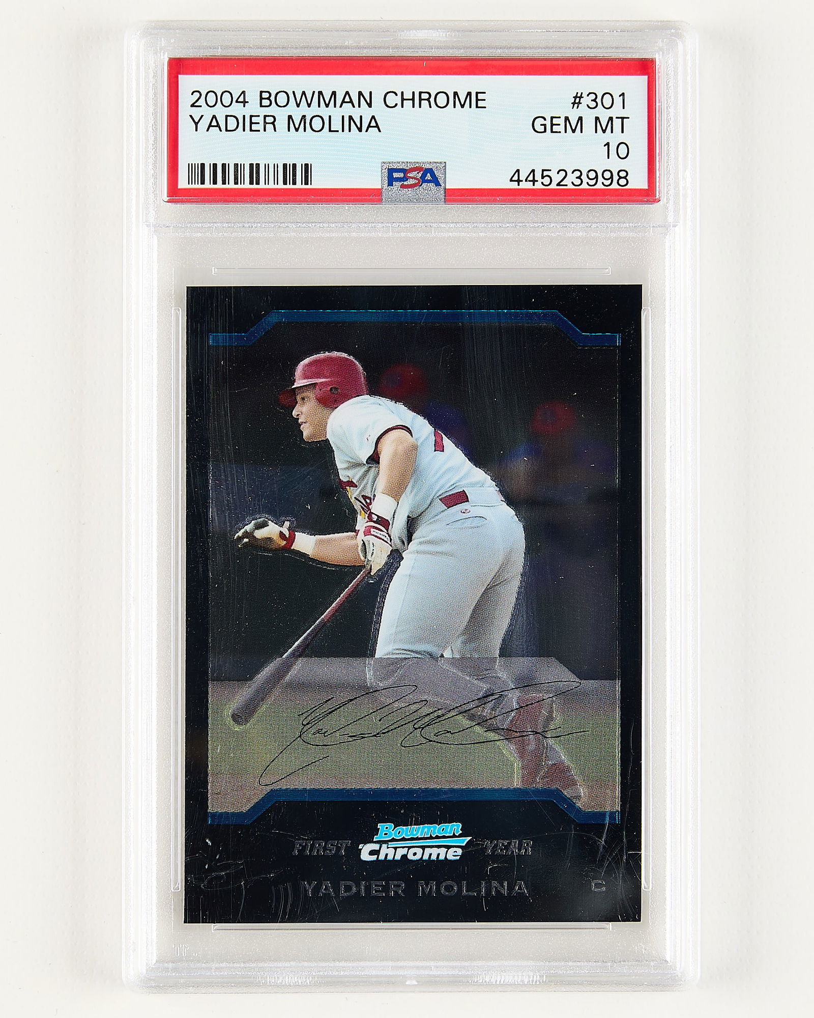 2004 Bowman Chr. #301 Molina Rookie PSA10 Top Pop (1 of 2)