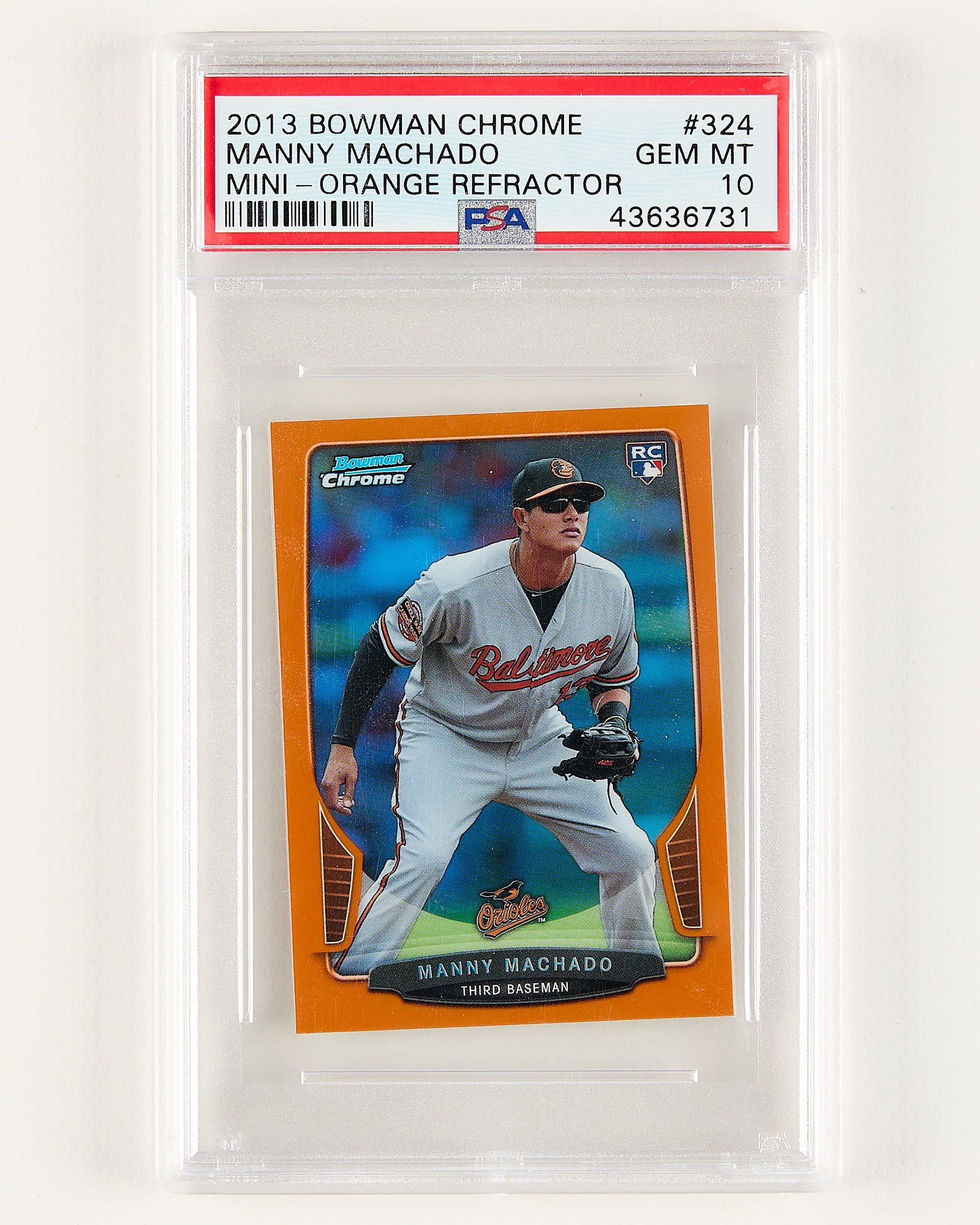 2013 Bowman Chrome Machado #324 Mini PSA 10 (1 of 2)