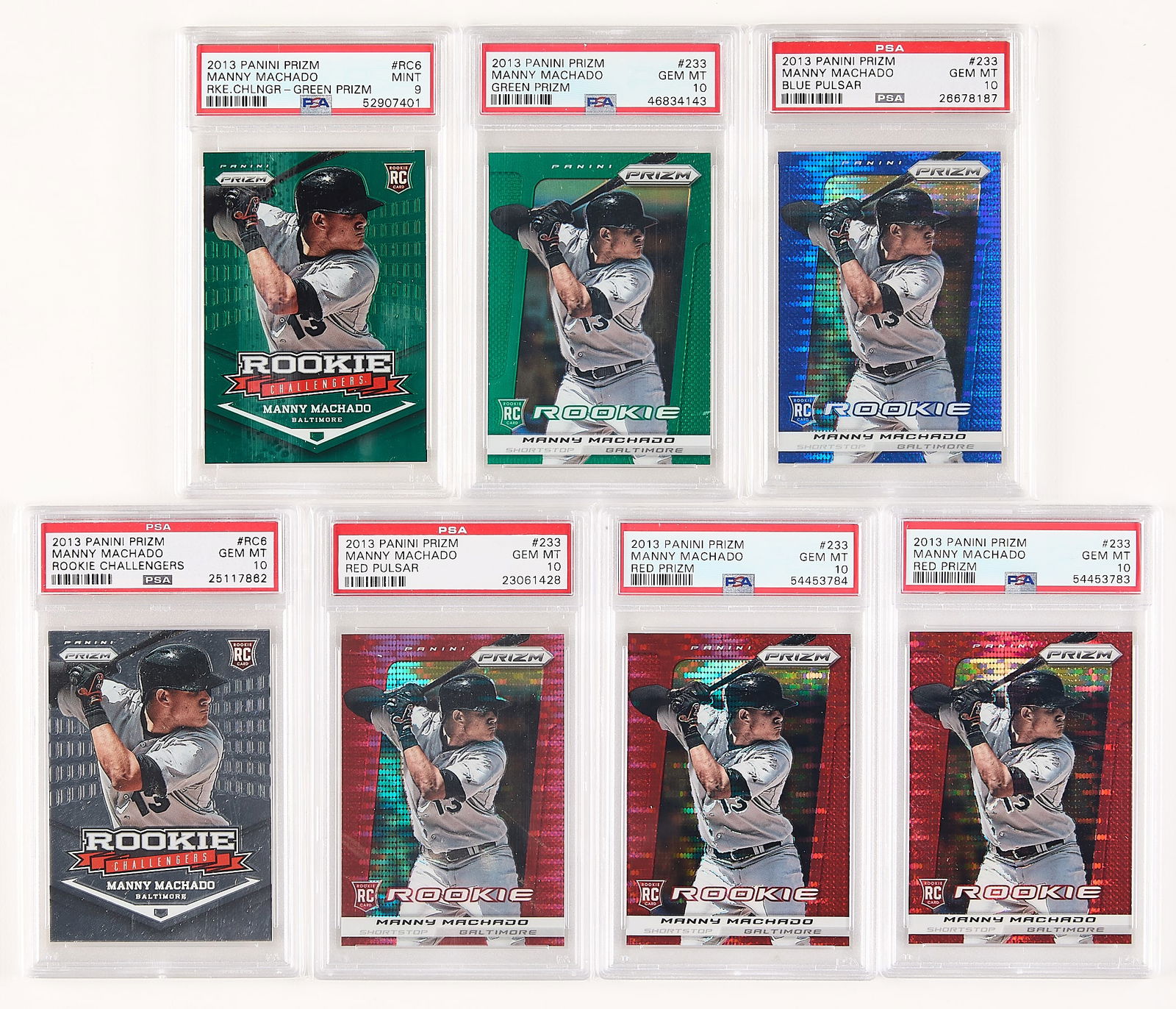 7 2013 Panini Prizm Manny Machado PSA 9-10 (1 of 2)