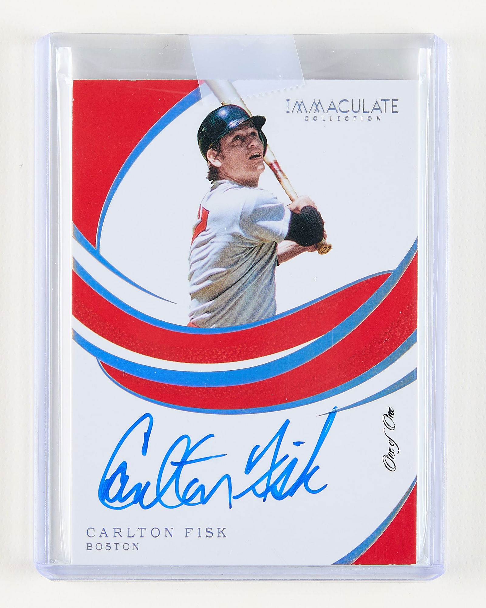 2019 Panini Im. Collection Carlton Fisk Auto 1/1 (1 of 2)