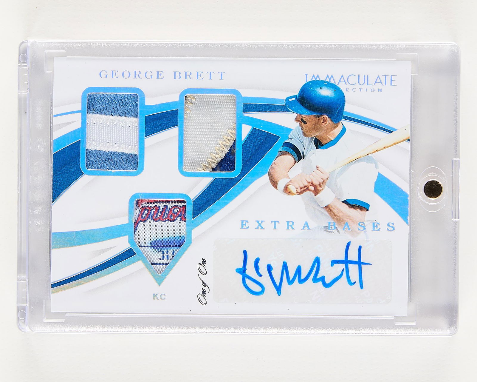 2019 Panini Im. Coll. George Brett Auto Relic 1/1 (1 of 2)