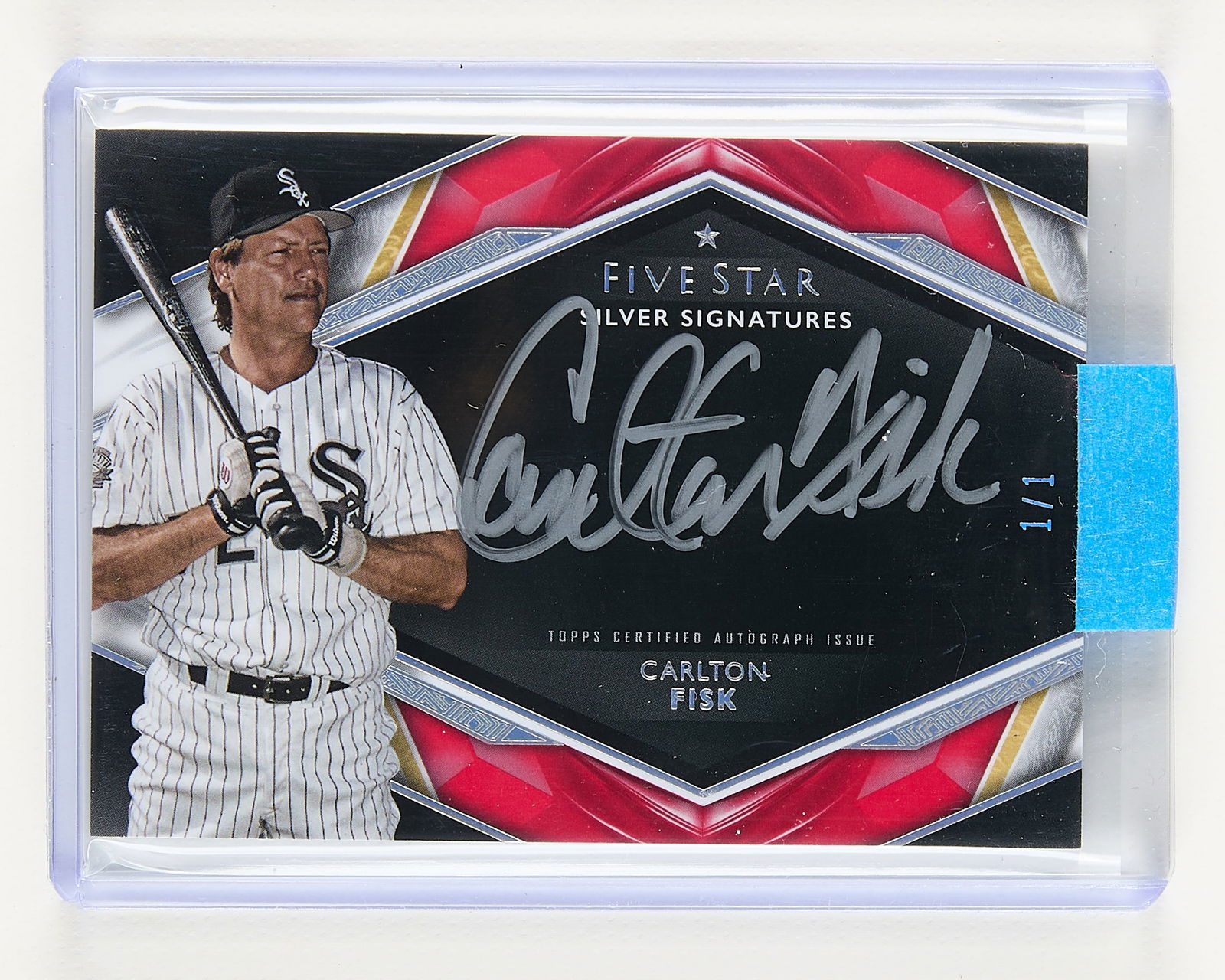 2019 Topps 5-Star Silver Sig Carlton Fisk 1/1 Auto (1 of 2)