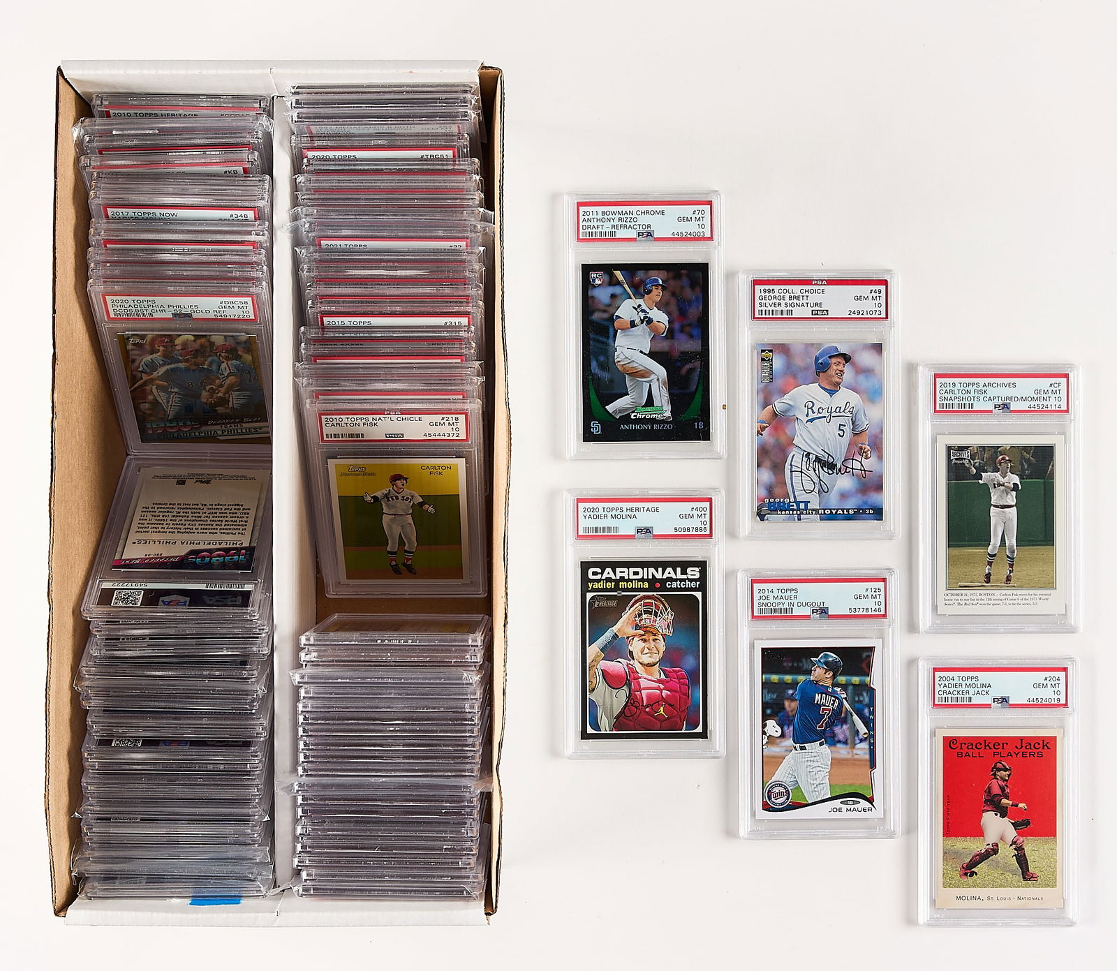 72 2000s PSA 10 Cards Incl Brett, Bench, Fisk, Etc (1 of 2)