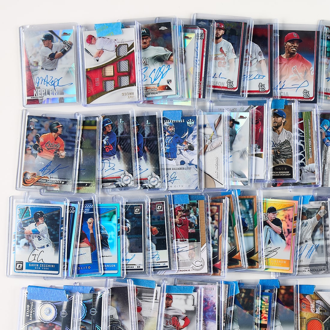 Large Group Signed/Relic Baseball Cards - 3