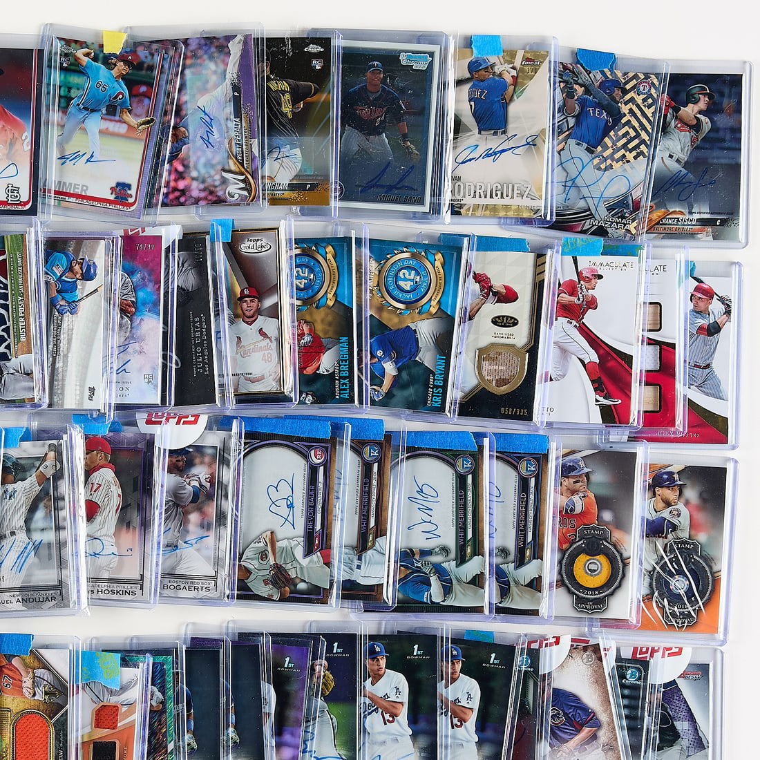 Large Group Signed/Relic Baseball Cards - 4