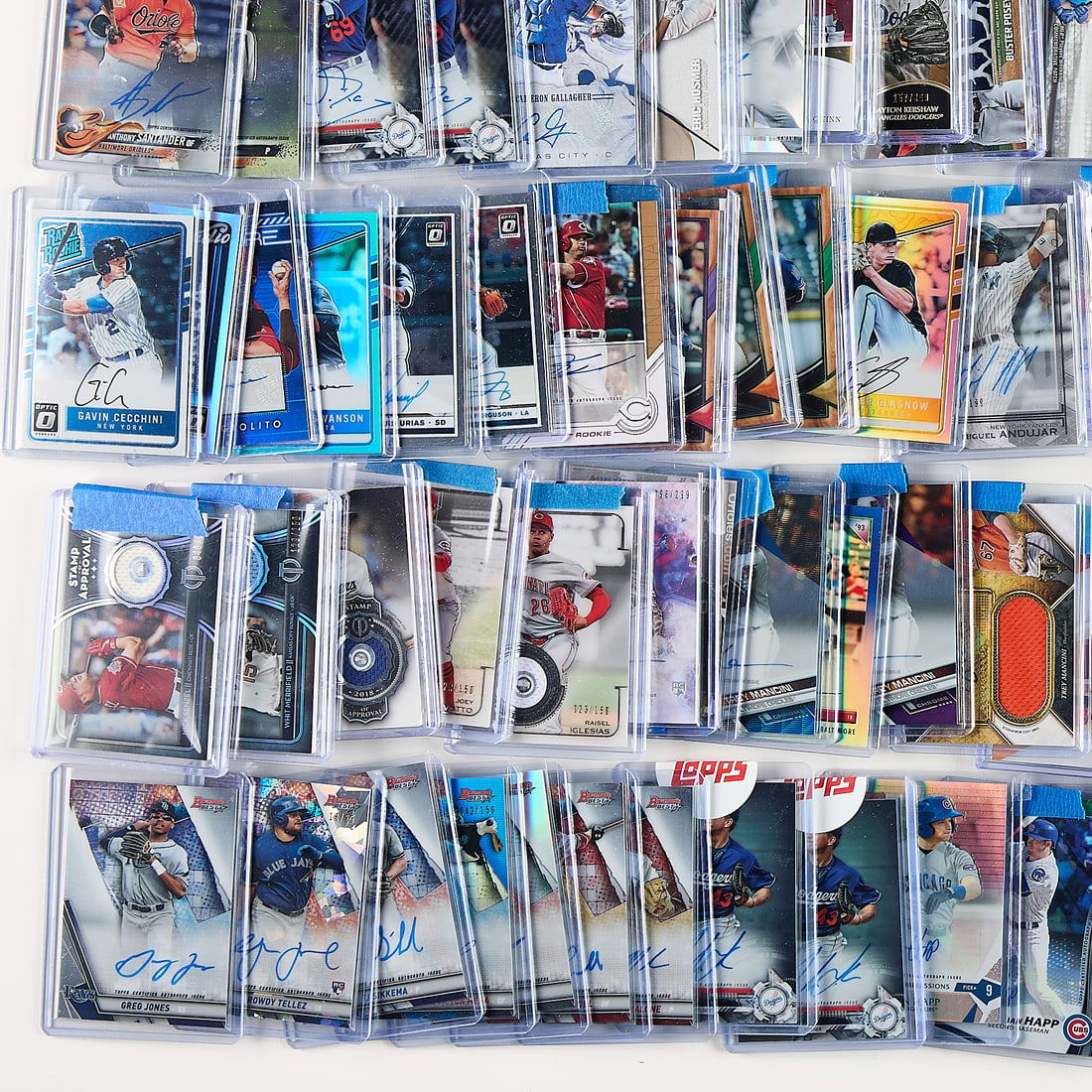 Large Group Signed/Relic Baseball Cards - 5