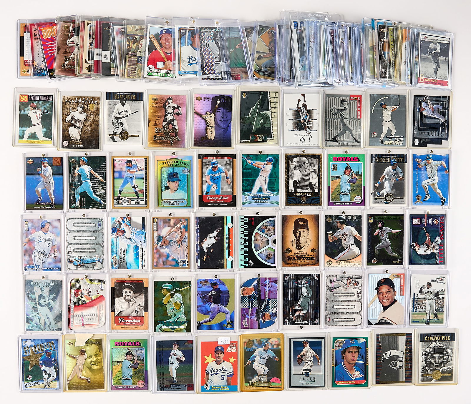 Approx. 107 Cards Incl. Bench, Brett, Ripken, HOF (1 of 7)