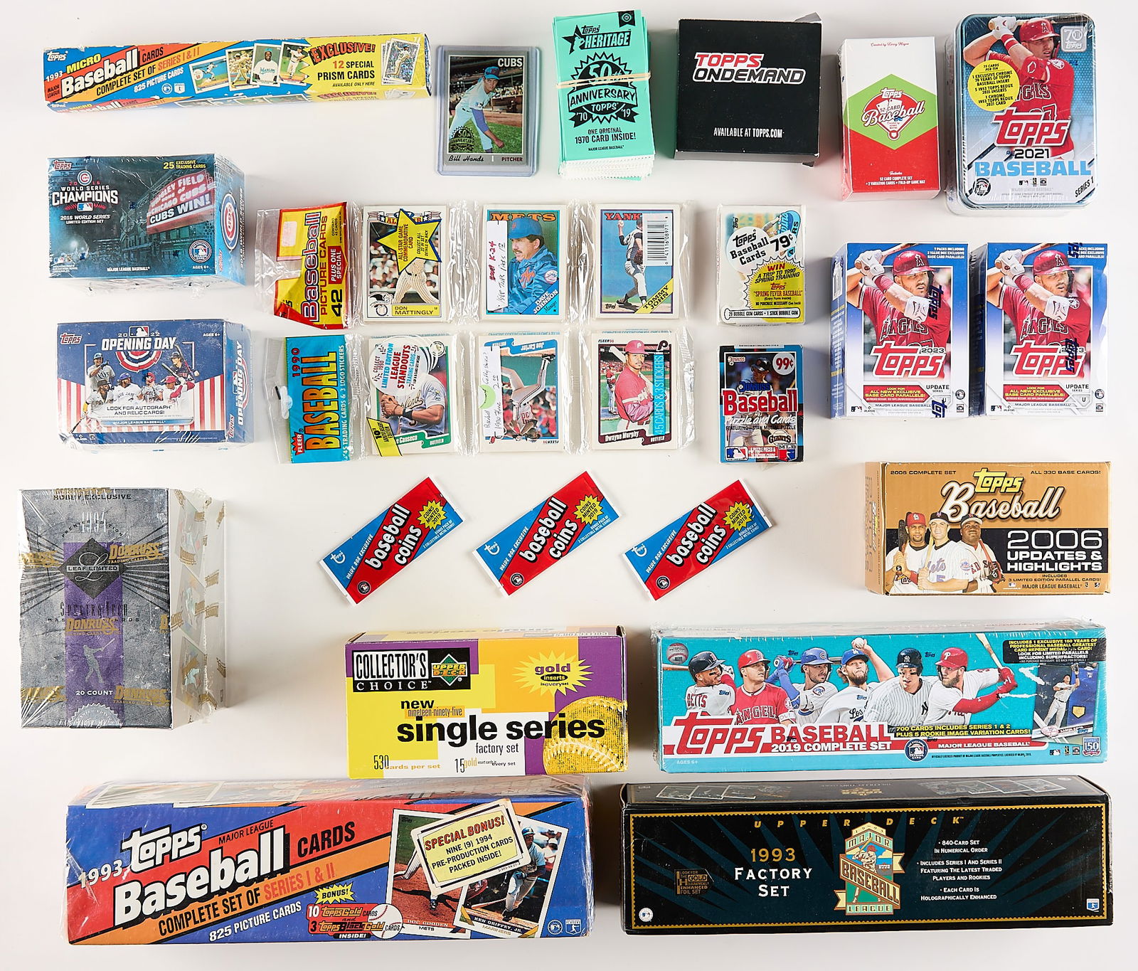 Large Group Unopened Baseball Cards (1 of 6)