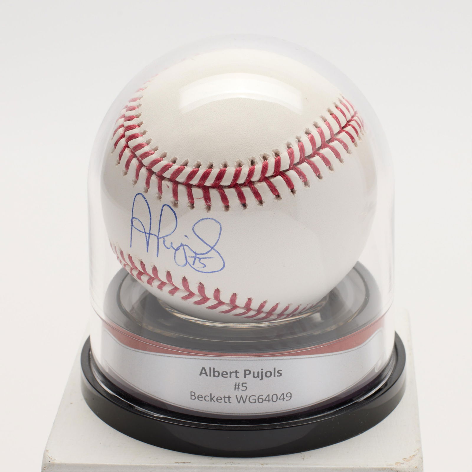 Albert Pujols Signed Baseball Beckett (1 of 2)