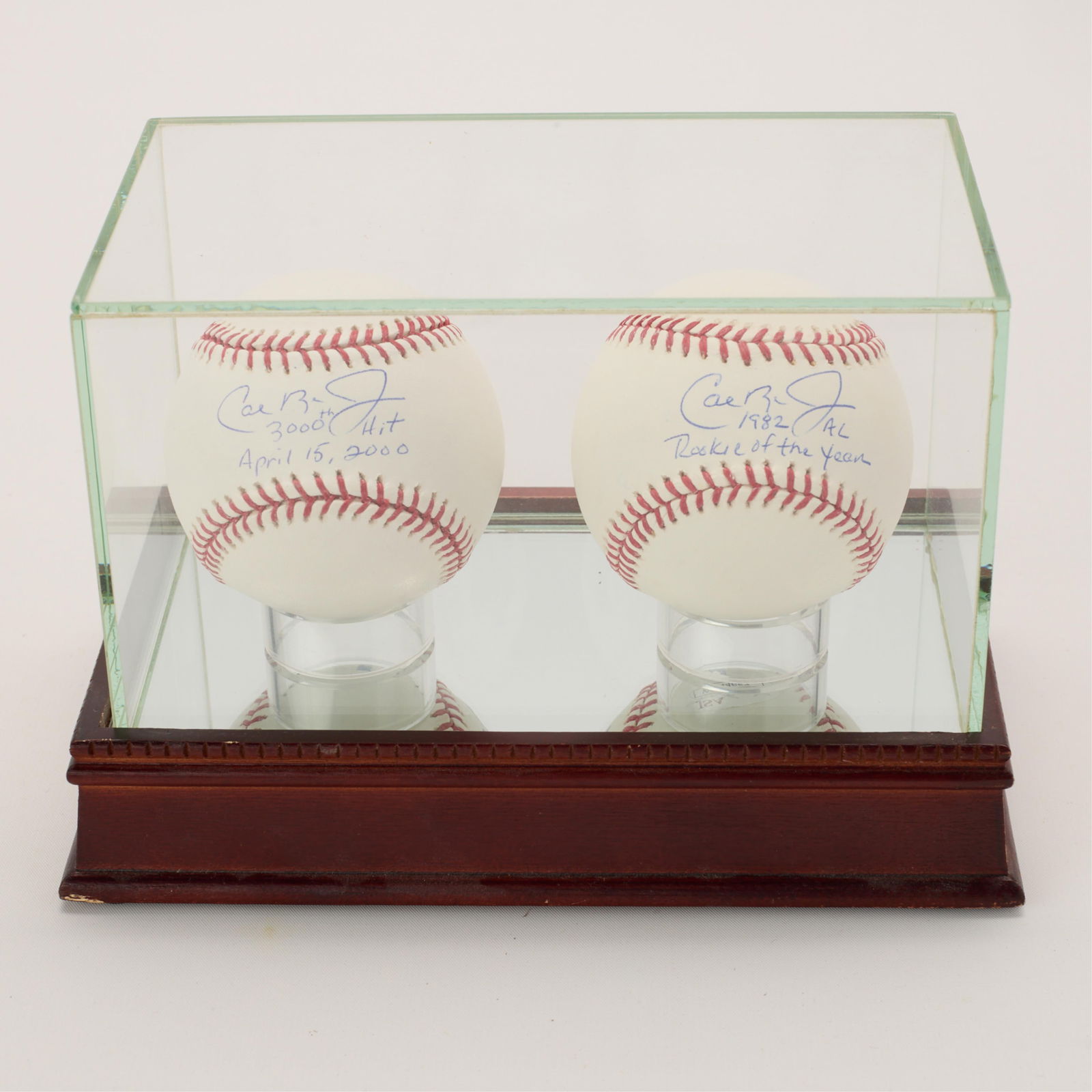 2 Cal Ripken Signed Baseballs w/ COA - 3