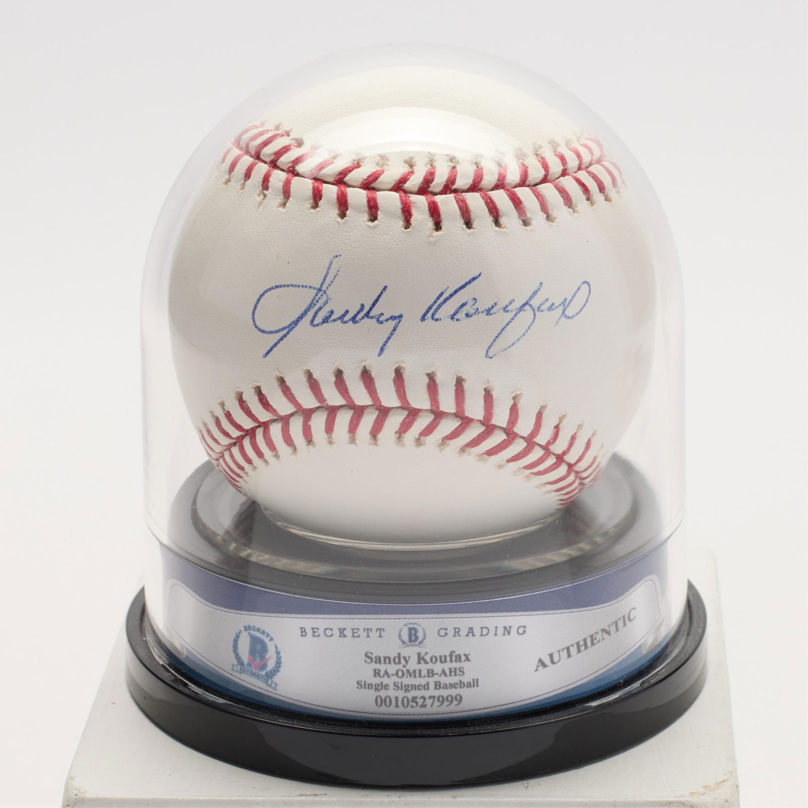 Sandy Koufax Signed Baseball BAS (1 of 1)