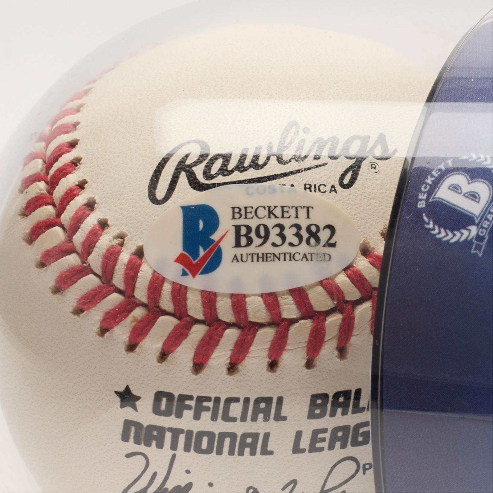 Hank Aaron Signed Baseball BAS - 2