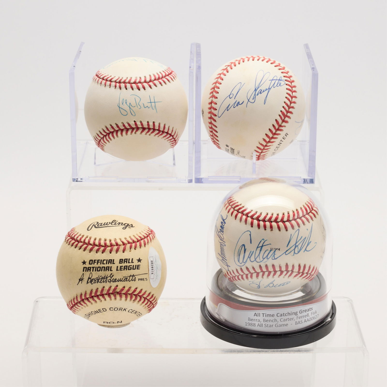 4 Multi-signed HOF Baseballs (1 of 19)