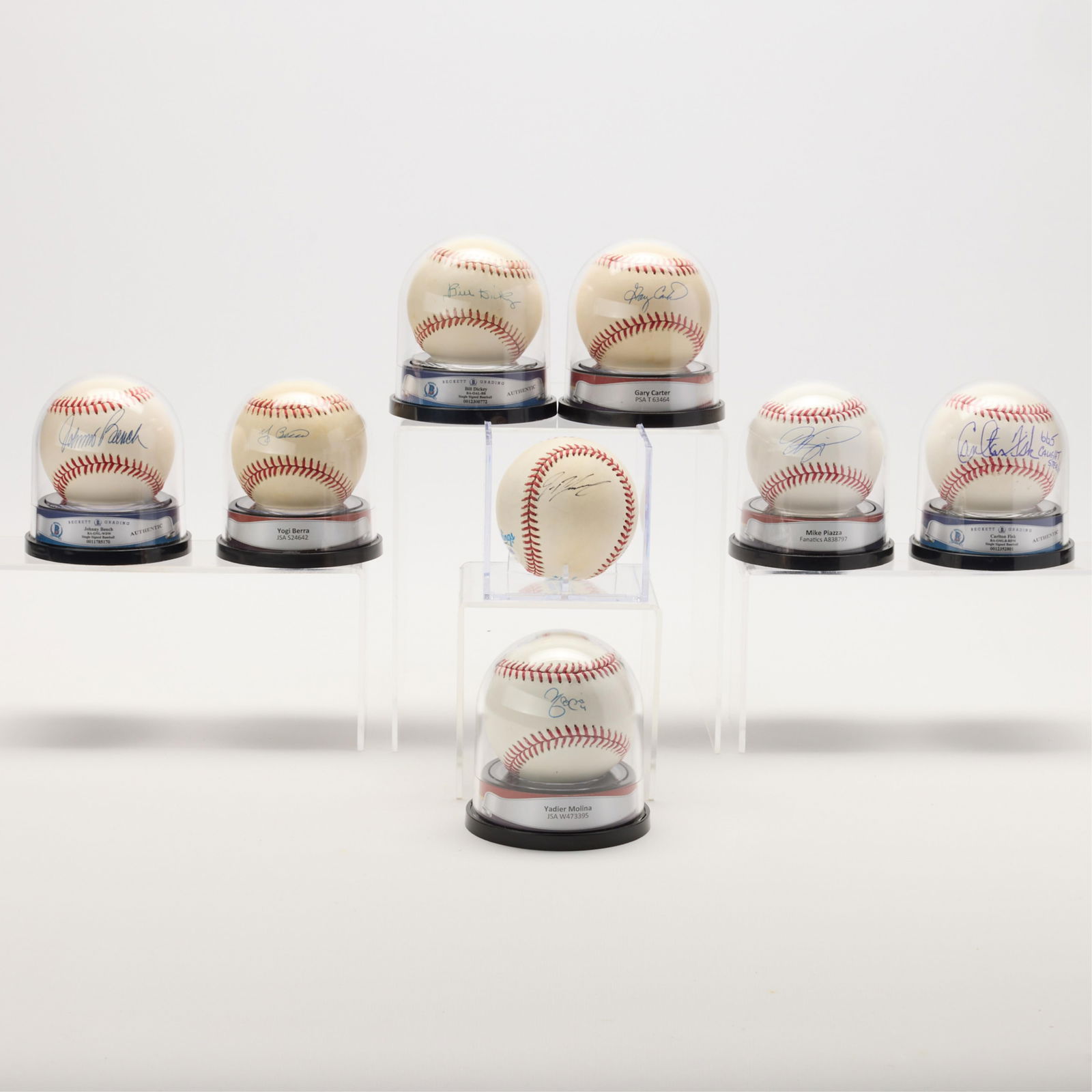 8 Signed Baseballs Catchers (1 of 9)