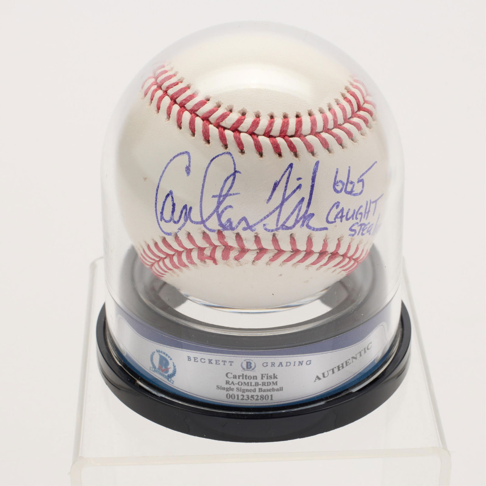 8 Signed Baseballs Catchers - 9