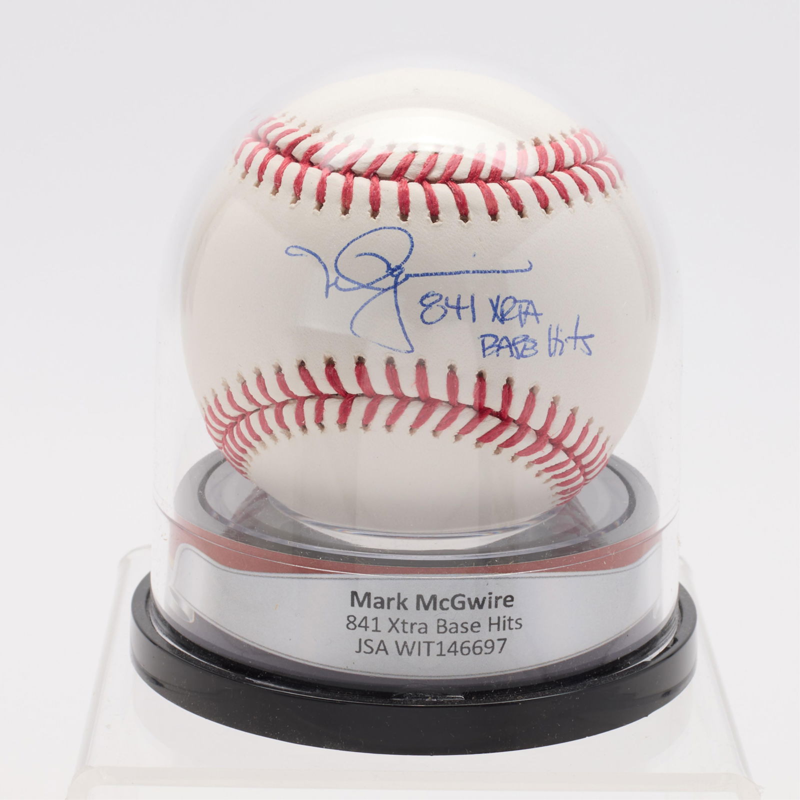 11 Signed Extra Base Hits Baseballs - 11