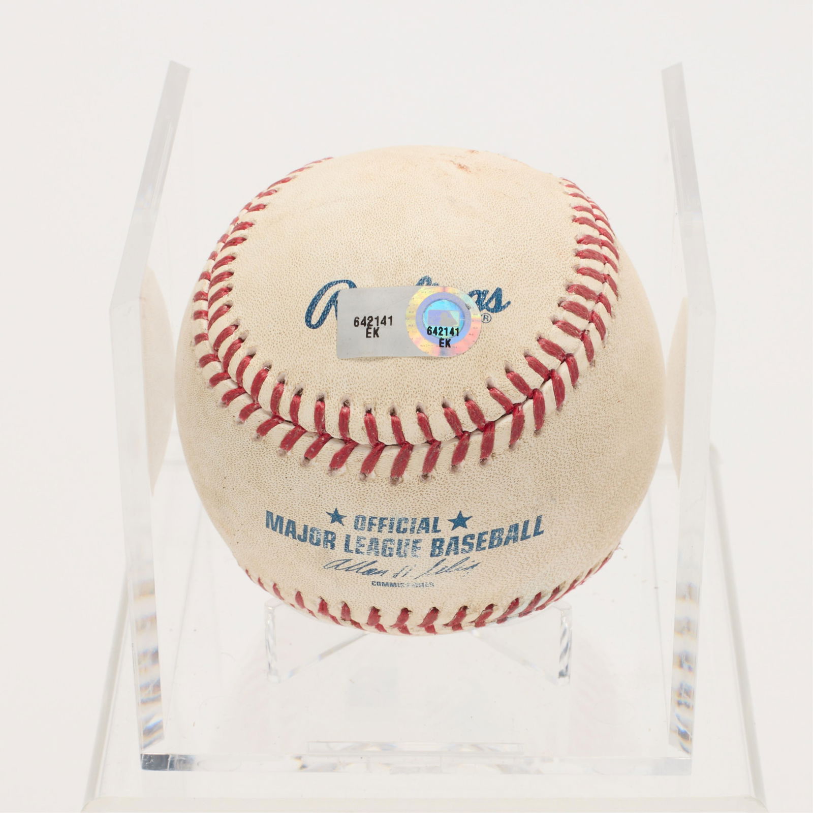 6 Game Used Baseballs - 7