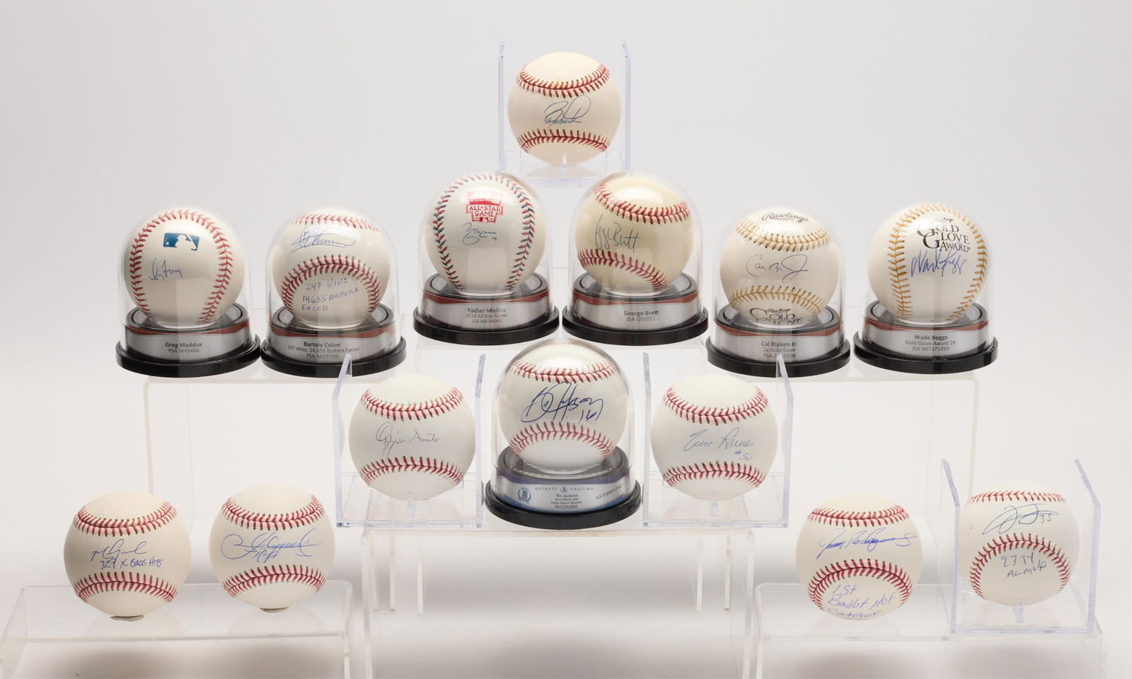 14 Signed Baseballs 90s and 80s Players (1 of 8)