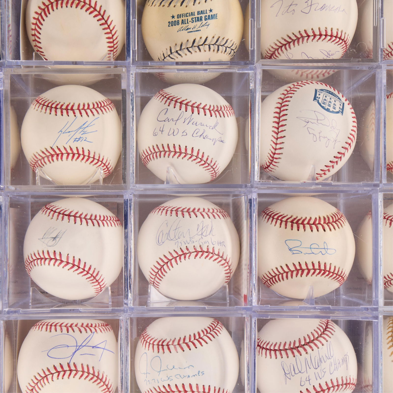48 Autographed Baseballs - Many Authenticated - 2