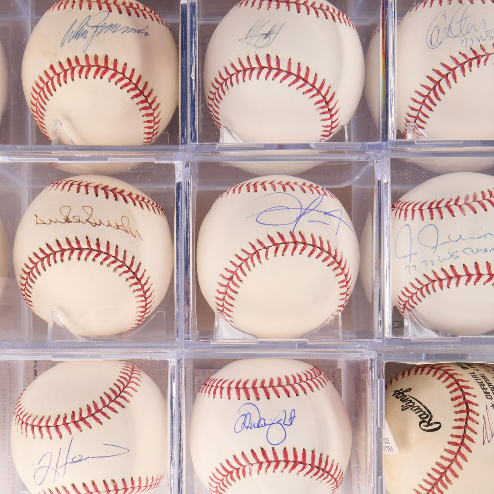 48 Autographed Baseballs - Many Authenticated - 4