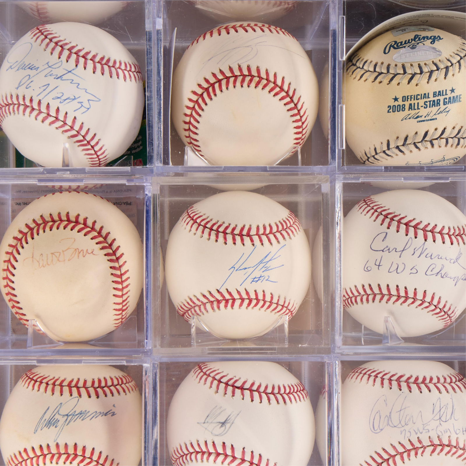 48 Autographed Baseballs - Many Authenticated - 5