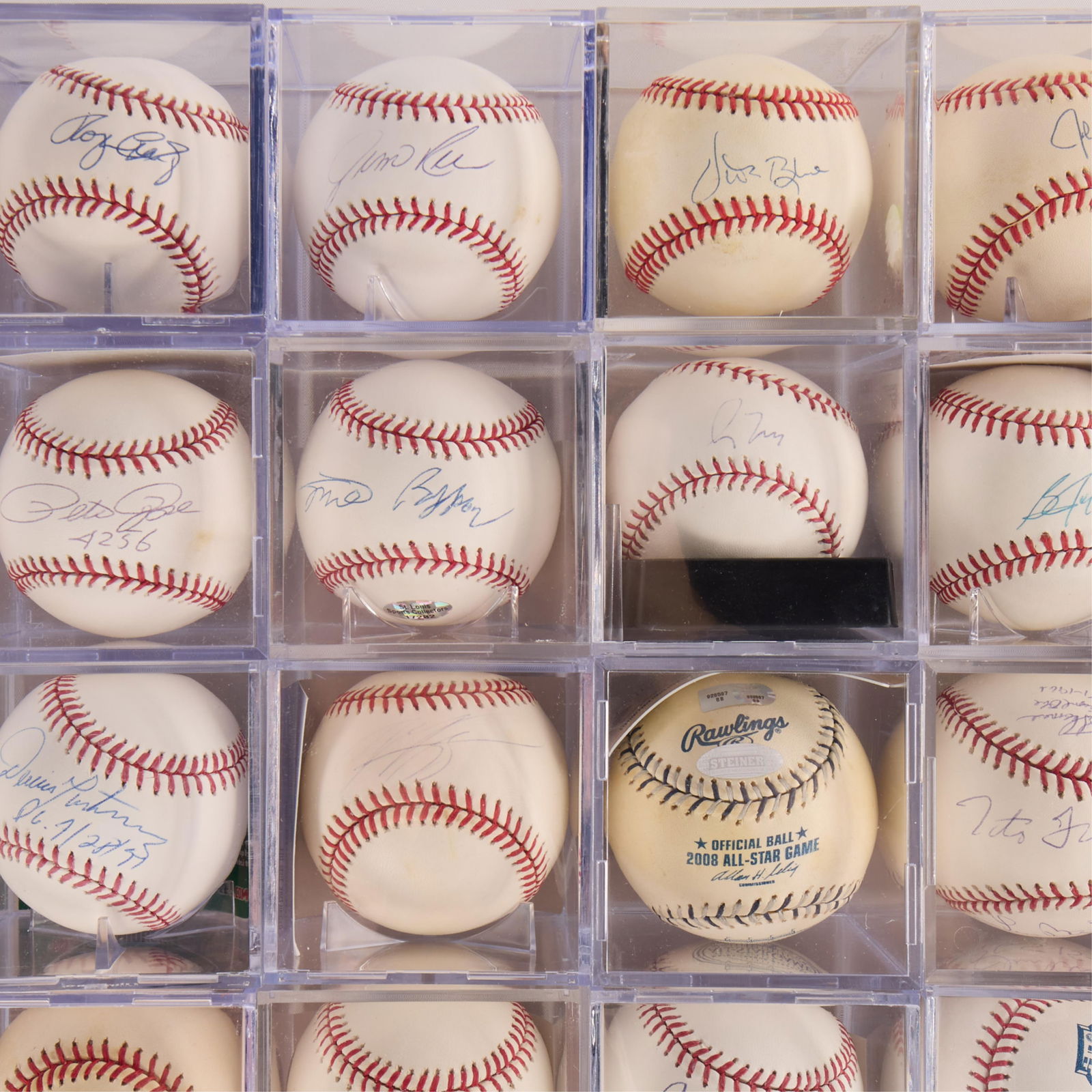 48 Autographed Baseballs - Many Authenticated - 8