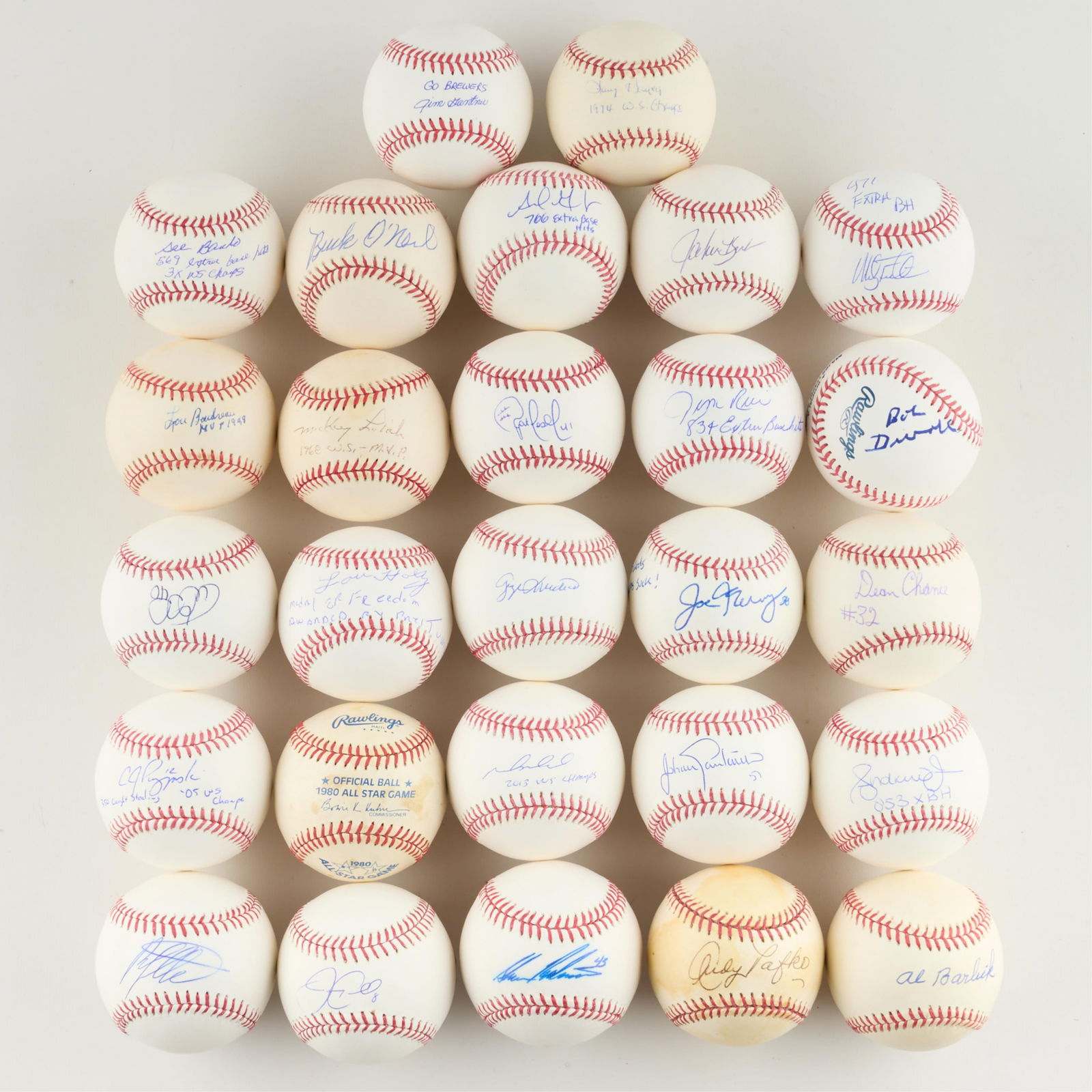 27 Signed Baseballs (1 of 5)