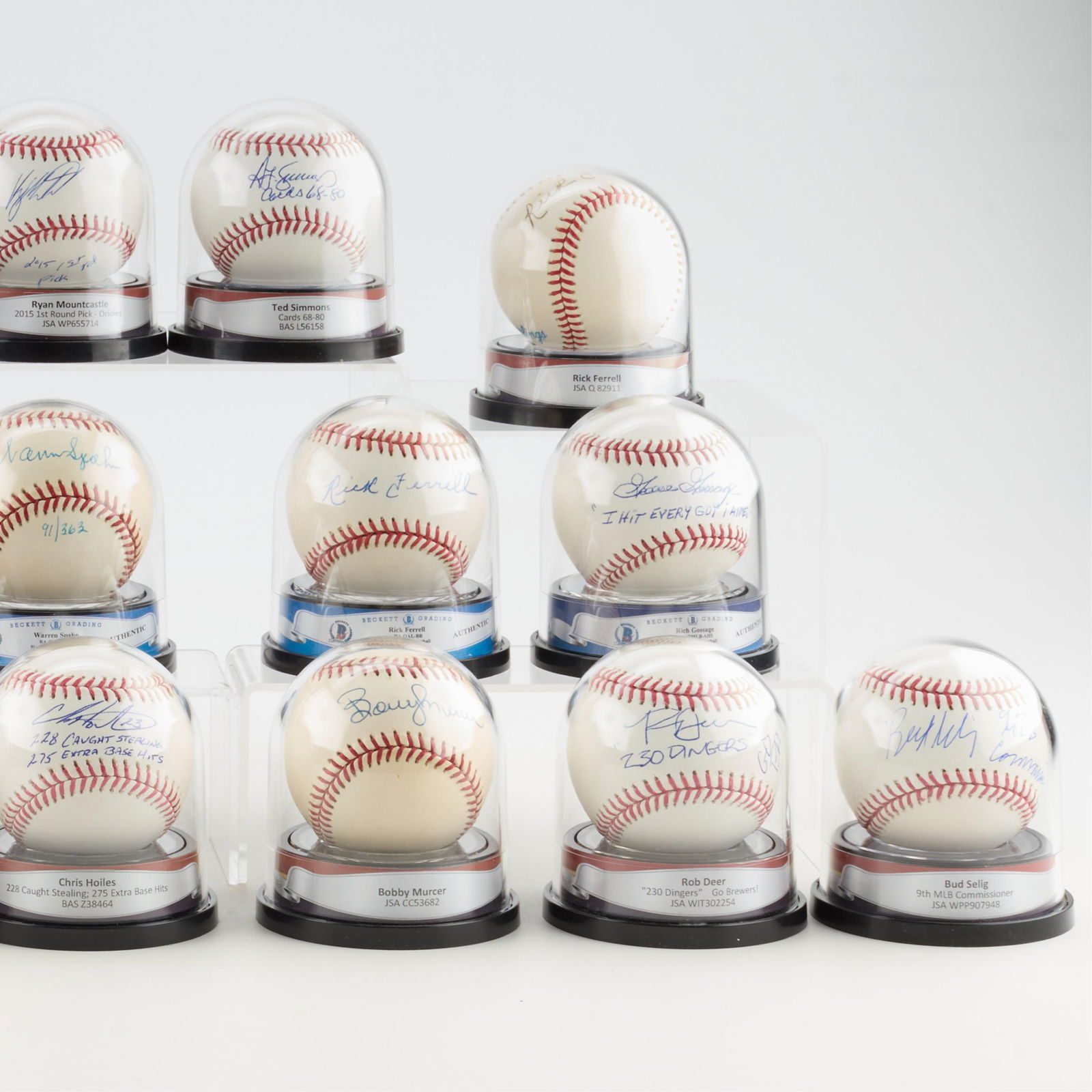 20 Autographed Baseballs - 4