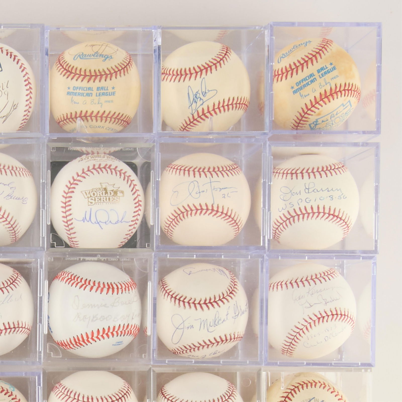 Group Assorted Autographed Baseballs - 2