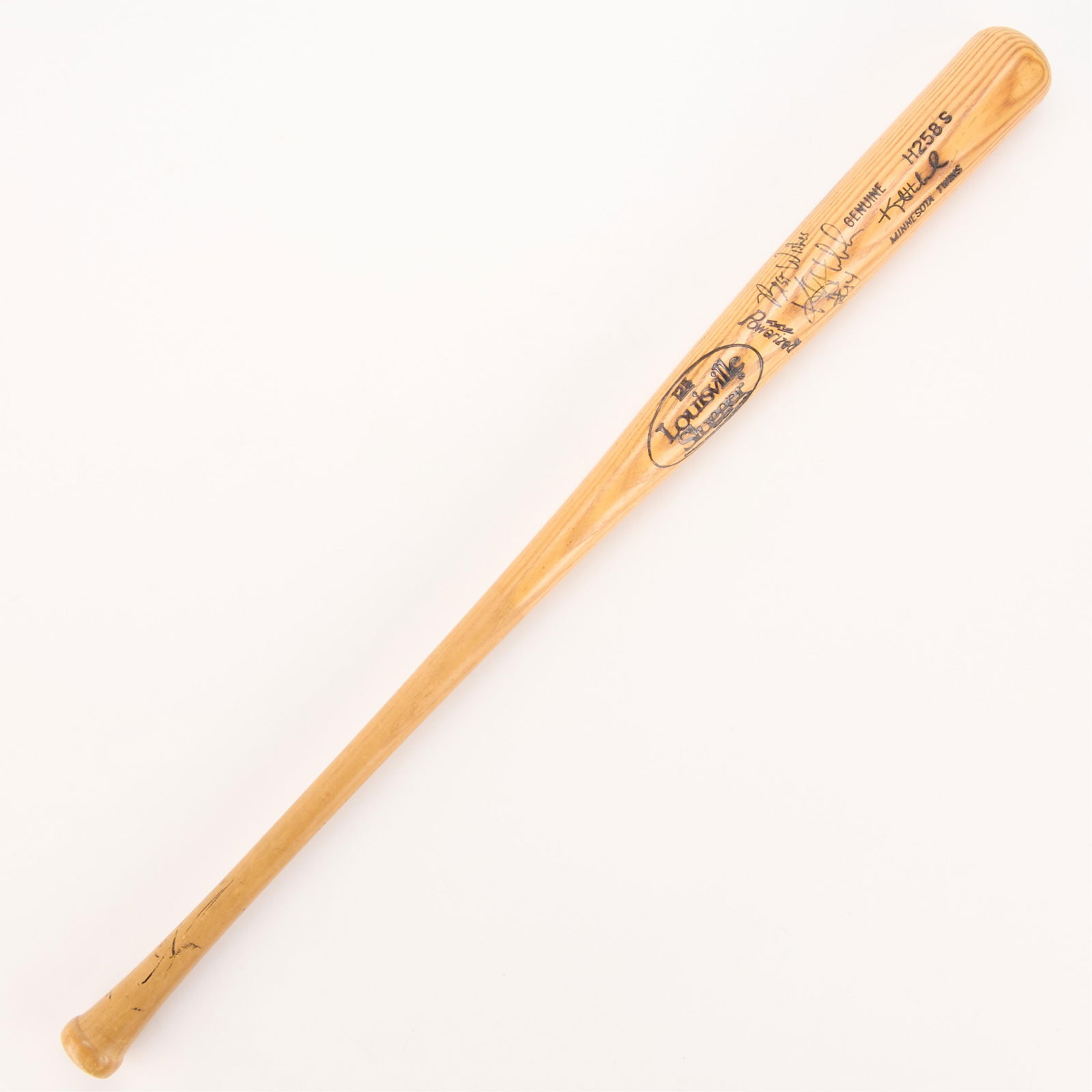 Kent Hrbek Signed Game Used Bat (1 of 2)