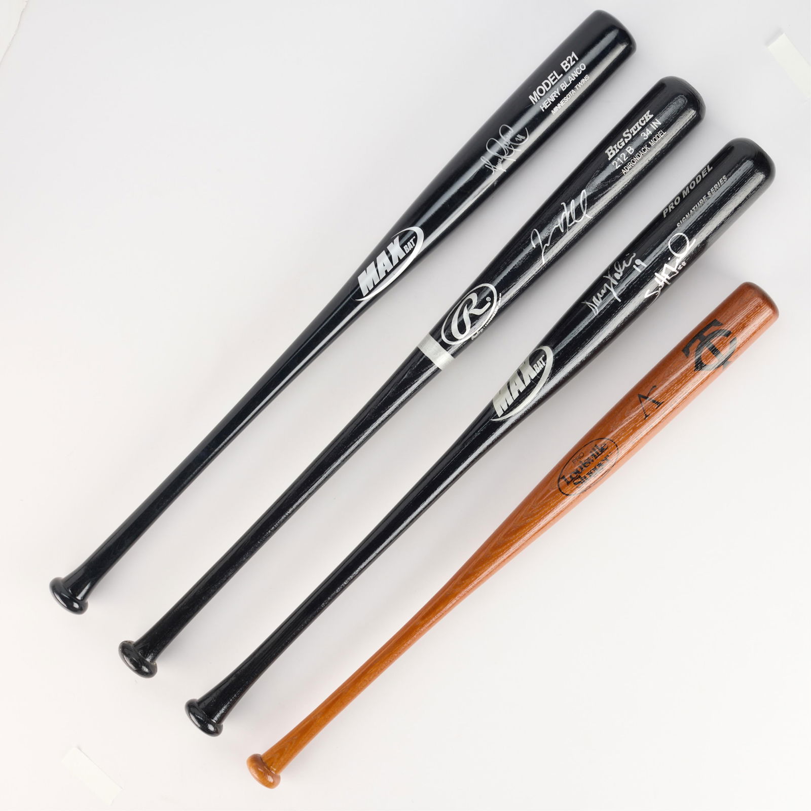 4 Signed Baseball Bats - MN Twins (1 of 7)