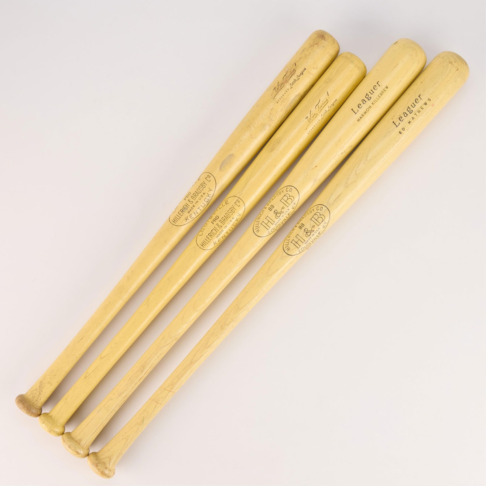 4 Vintage H&B Co. Baseball Bats (1 of 3)