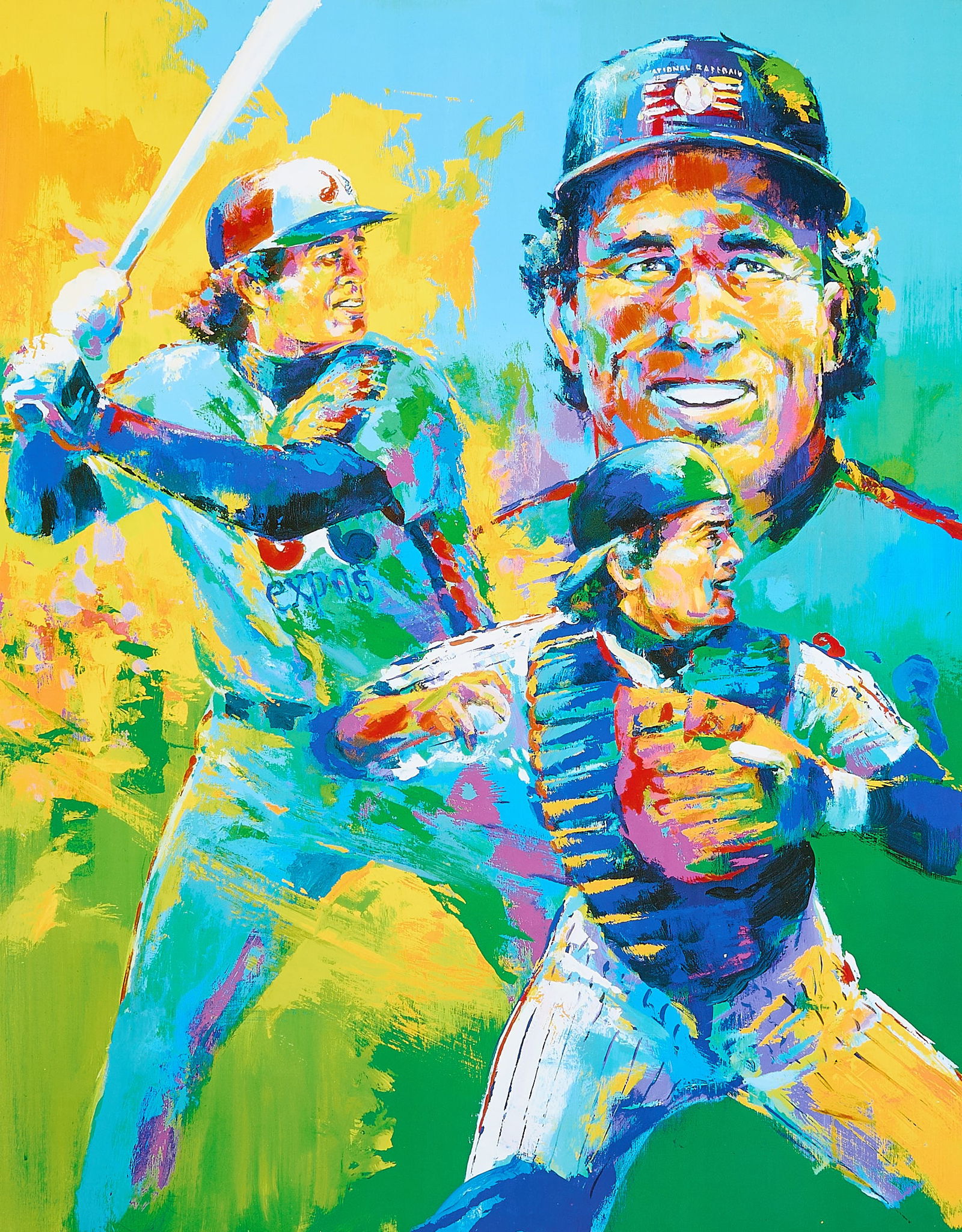 Gary Carter Signed Malcolm Farley Print LE (1 of 6)