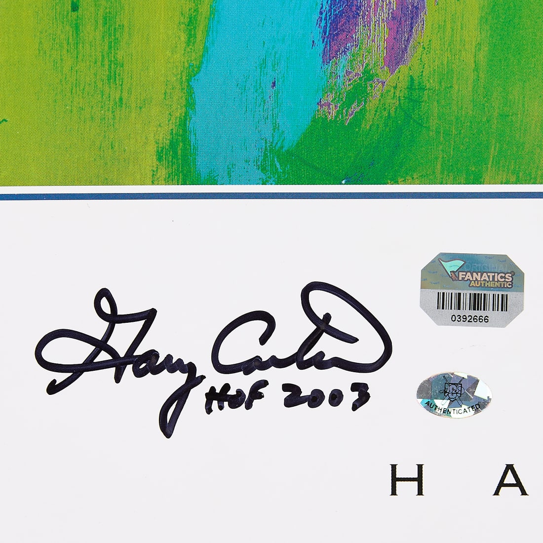 Gary Carter Signed Malcolm Farley Print LE - 4