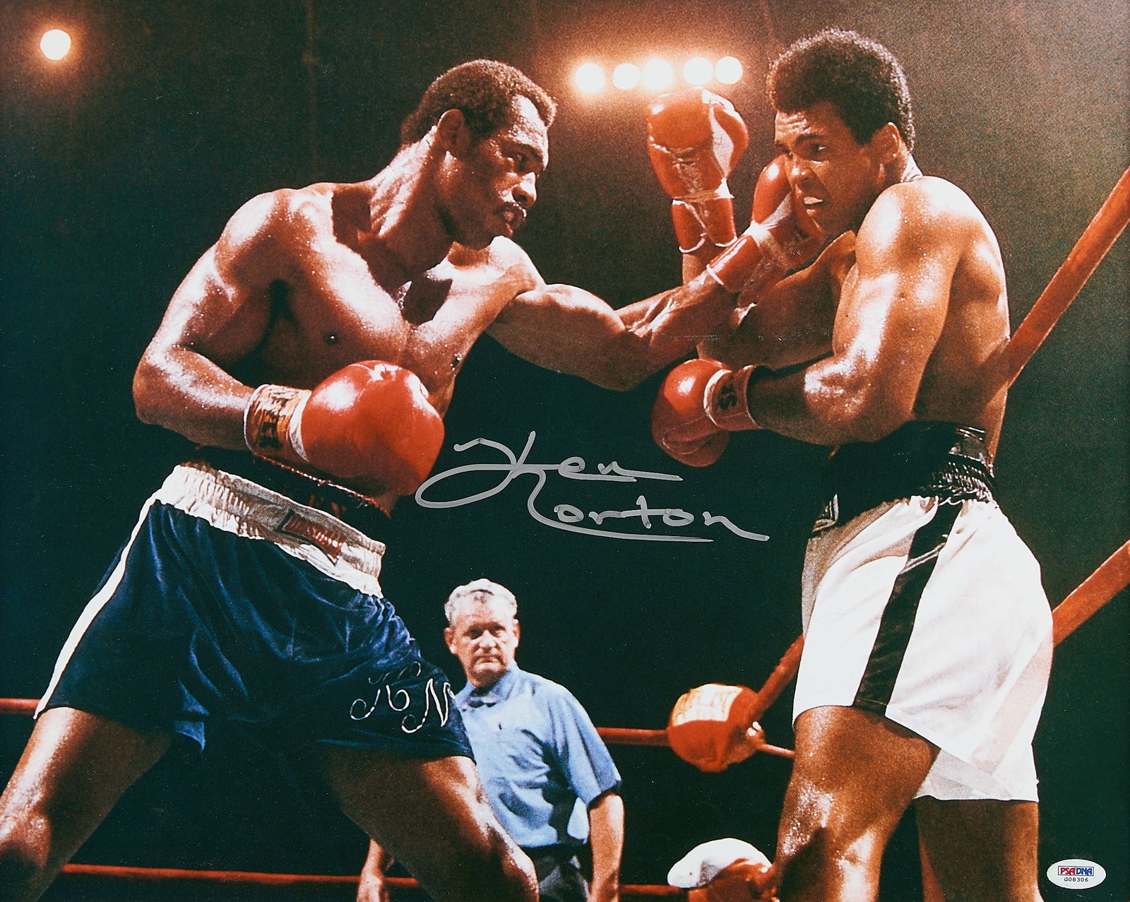 Ken Norton - Norton Striking Ali Photo Signed (1 of 4)