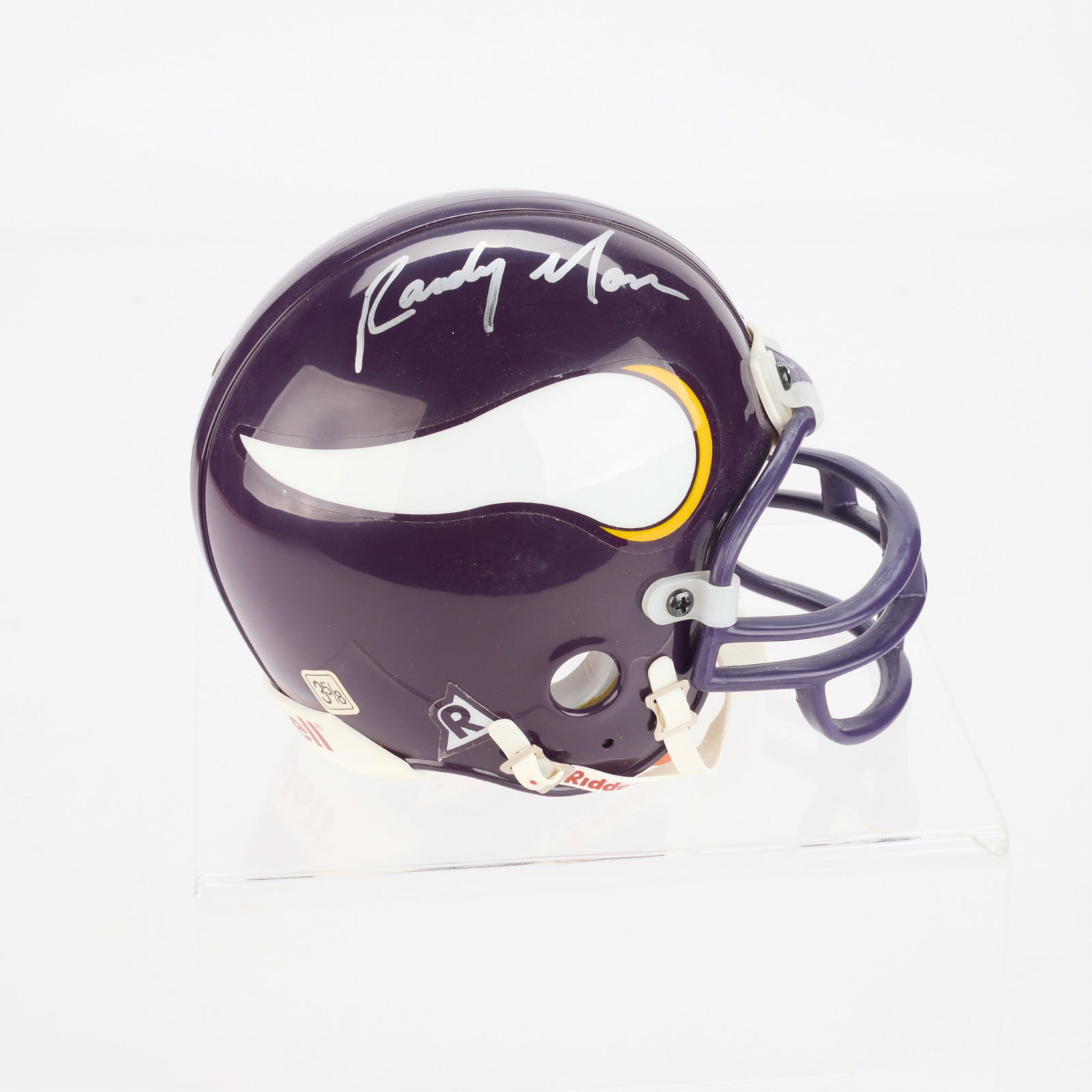 Carter & Moss Vikings Mini Helmet Signed (1 of 9)