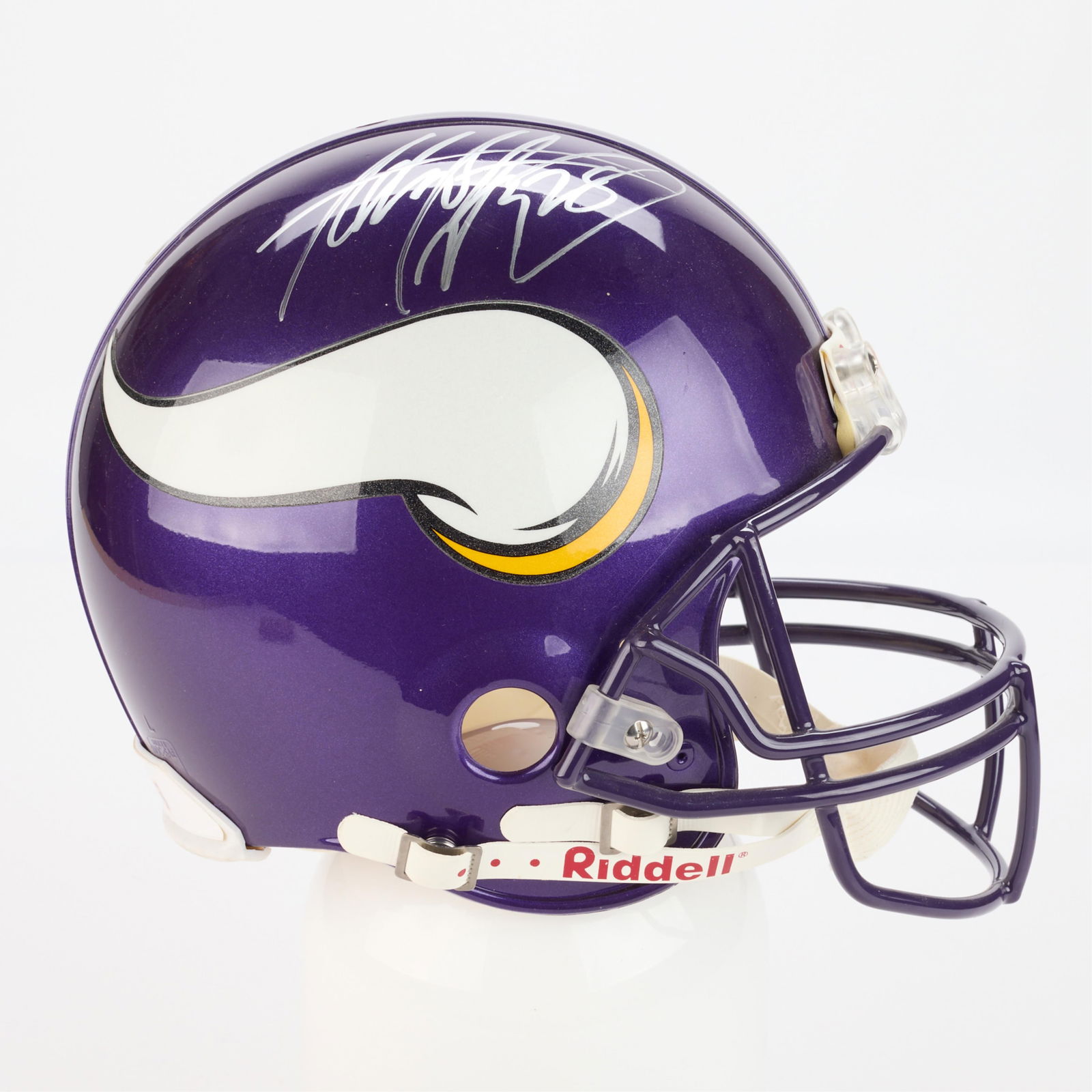 Adrian Peterson Vikings Helmet Signed (1 of 6)