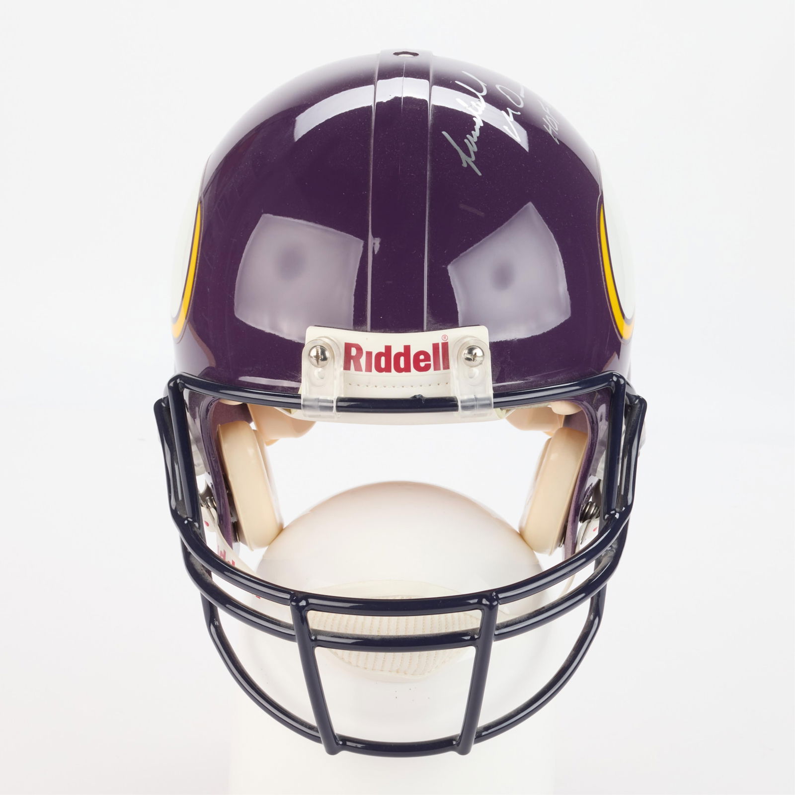 Randall McDaniel Vikings Helmet Signed - 6