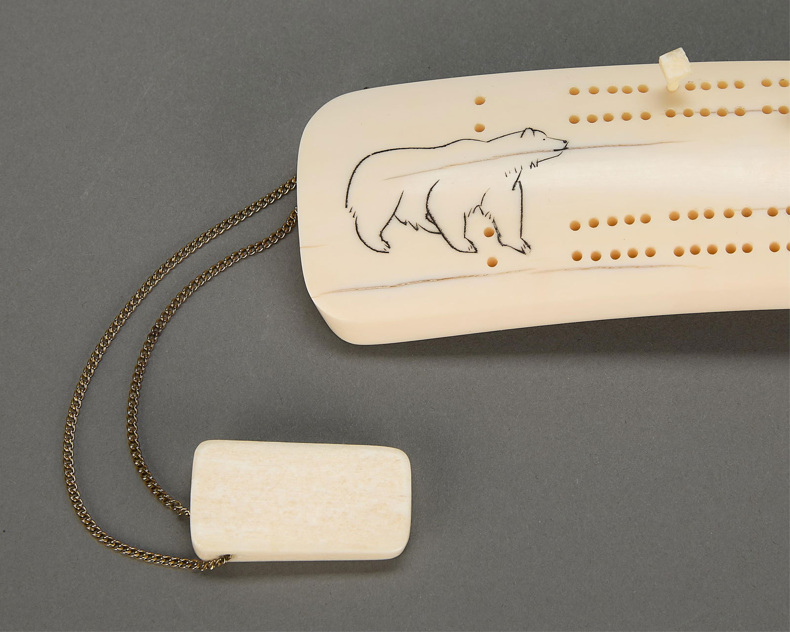 Tim Greene Inupiak Cribbage Board - 2