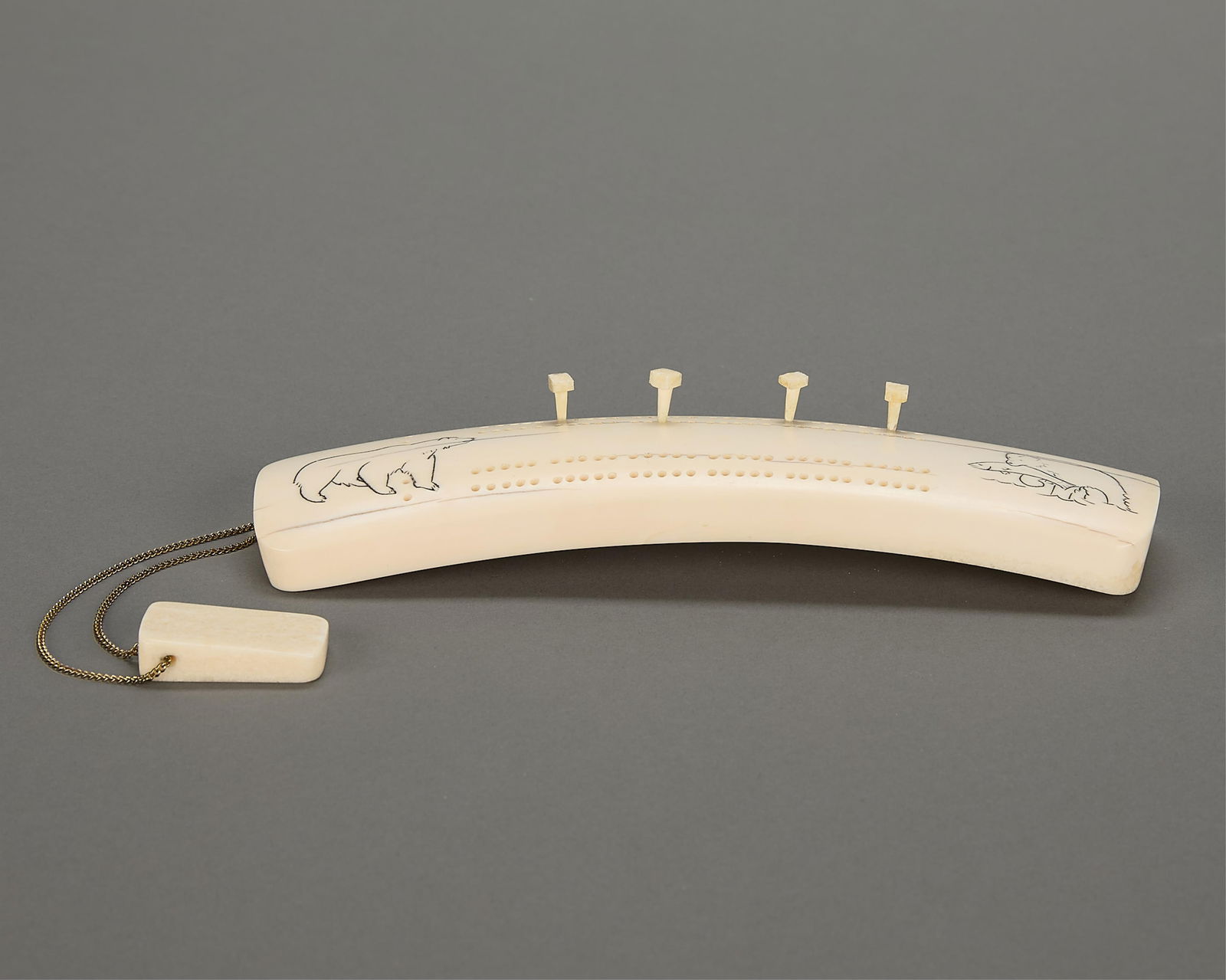 Tim Greene Inupiak Cribbage Board - 3