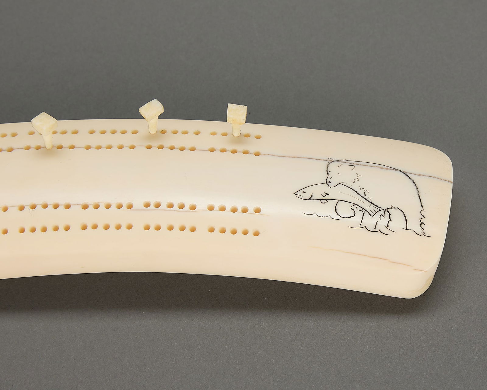 Tim Greene Inupiak Cribbage Board - 5