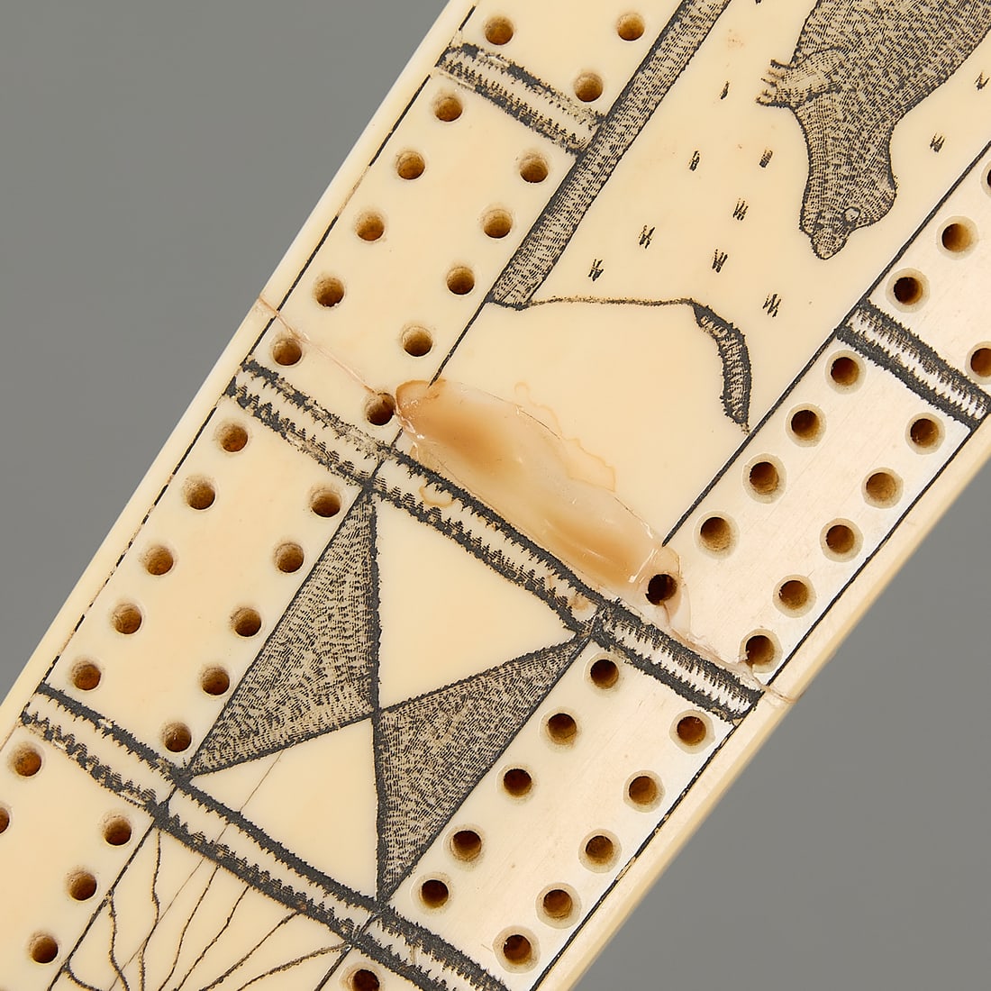 2 Inuit Cribbage Boards - 9
