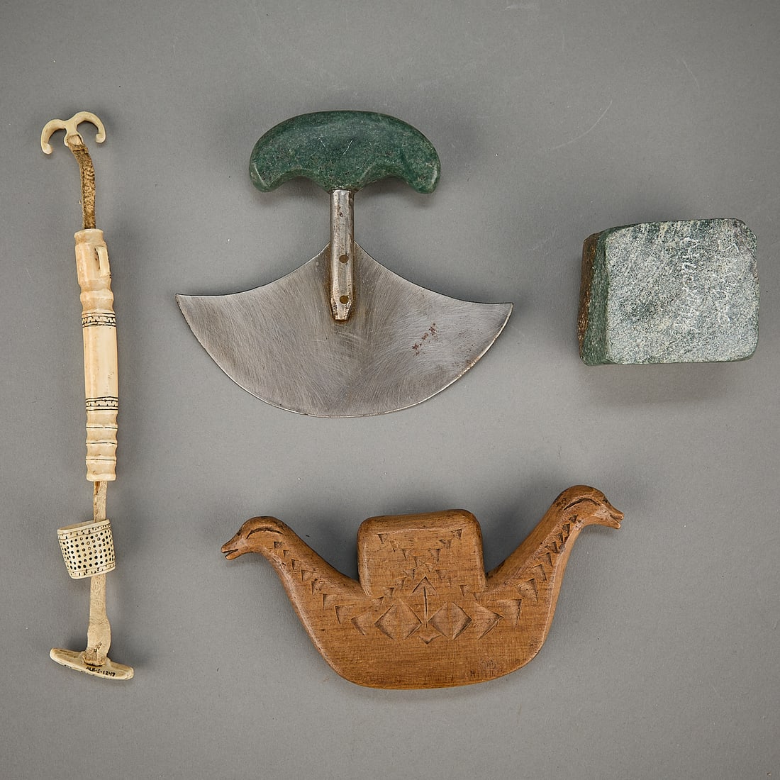 3 Indigenous Sewing & Folding Tools - 3