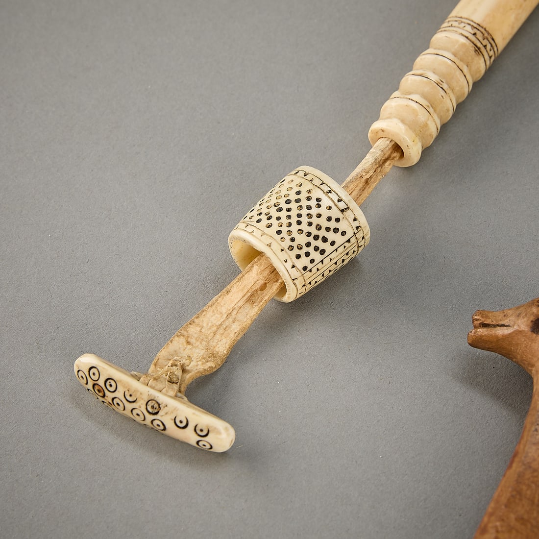 3 Indigenous Sewing & Folding Tools - 4