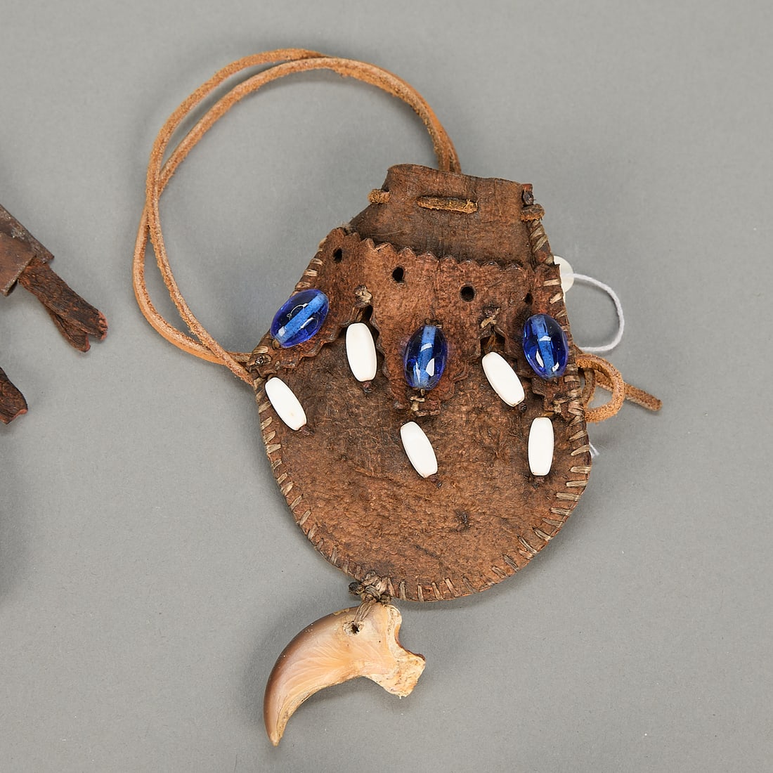 4 Native American Beaded Objects Incl. Fetish/Doll - 5