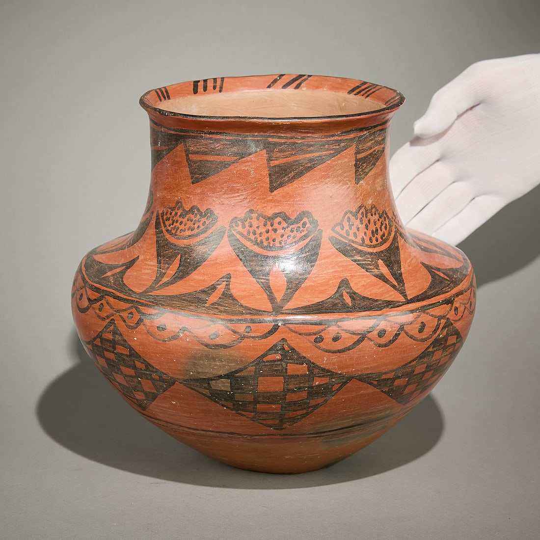 San Ildefonso B&R Ceramic Olla ca. 1890-1900 (1 of 6)