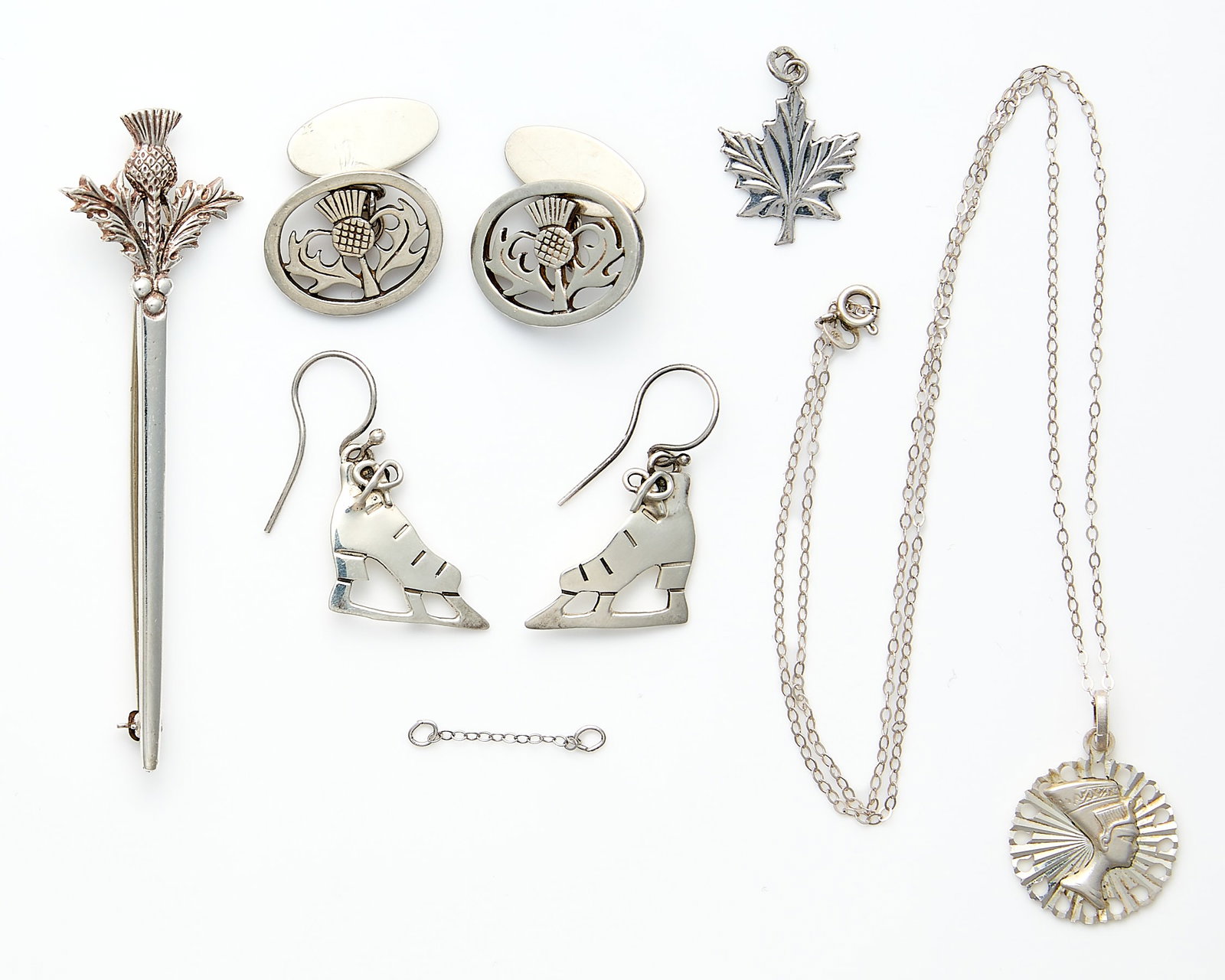 5 Pcs Figural Sterling Silver Jewelry (1 of 5)